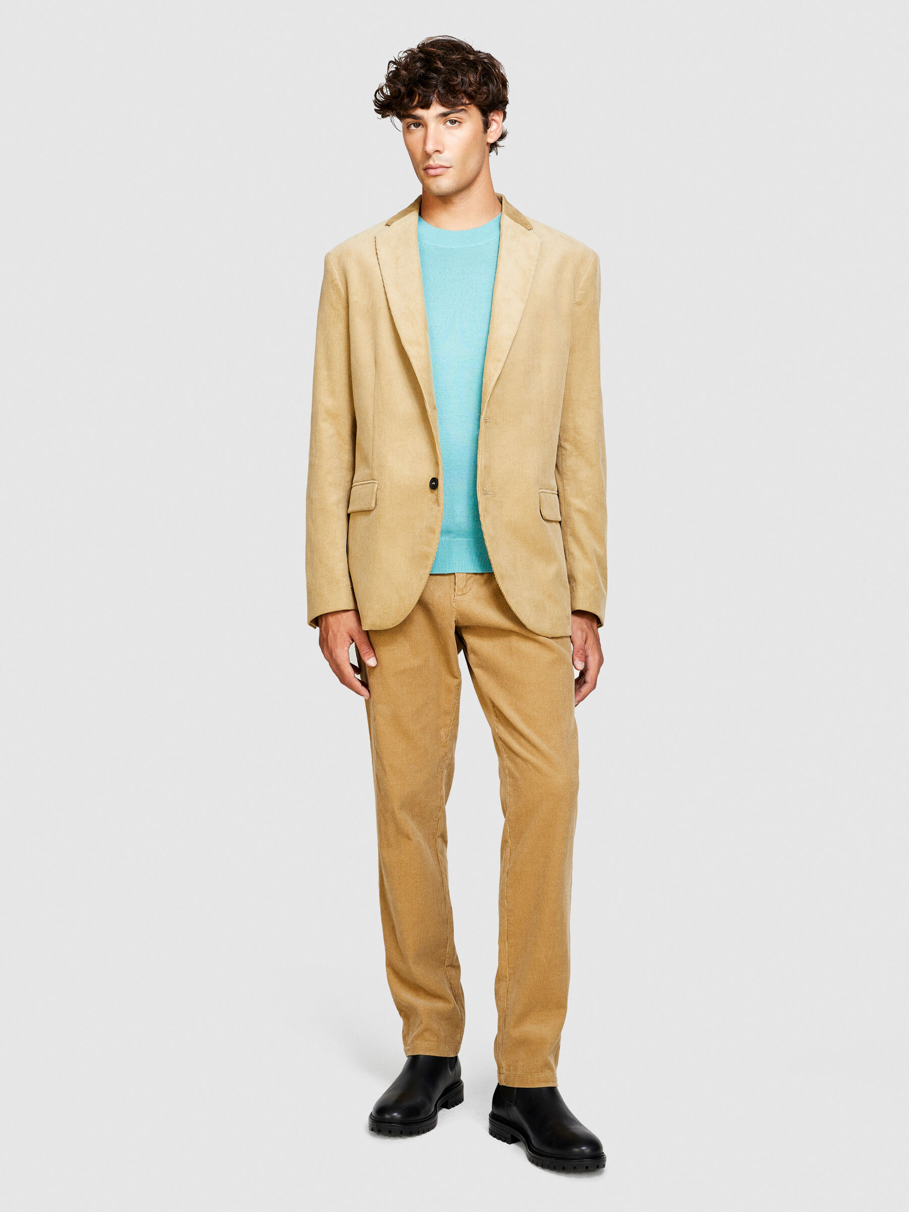 Mustard best sale corduroy blazer