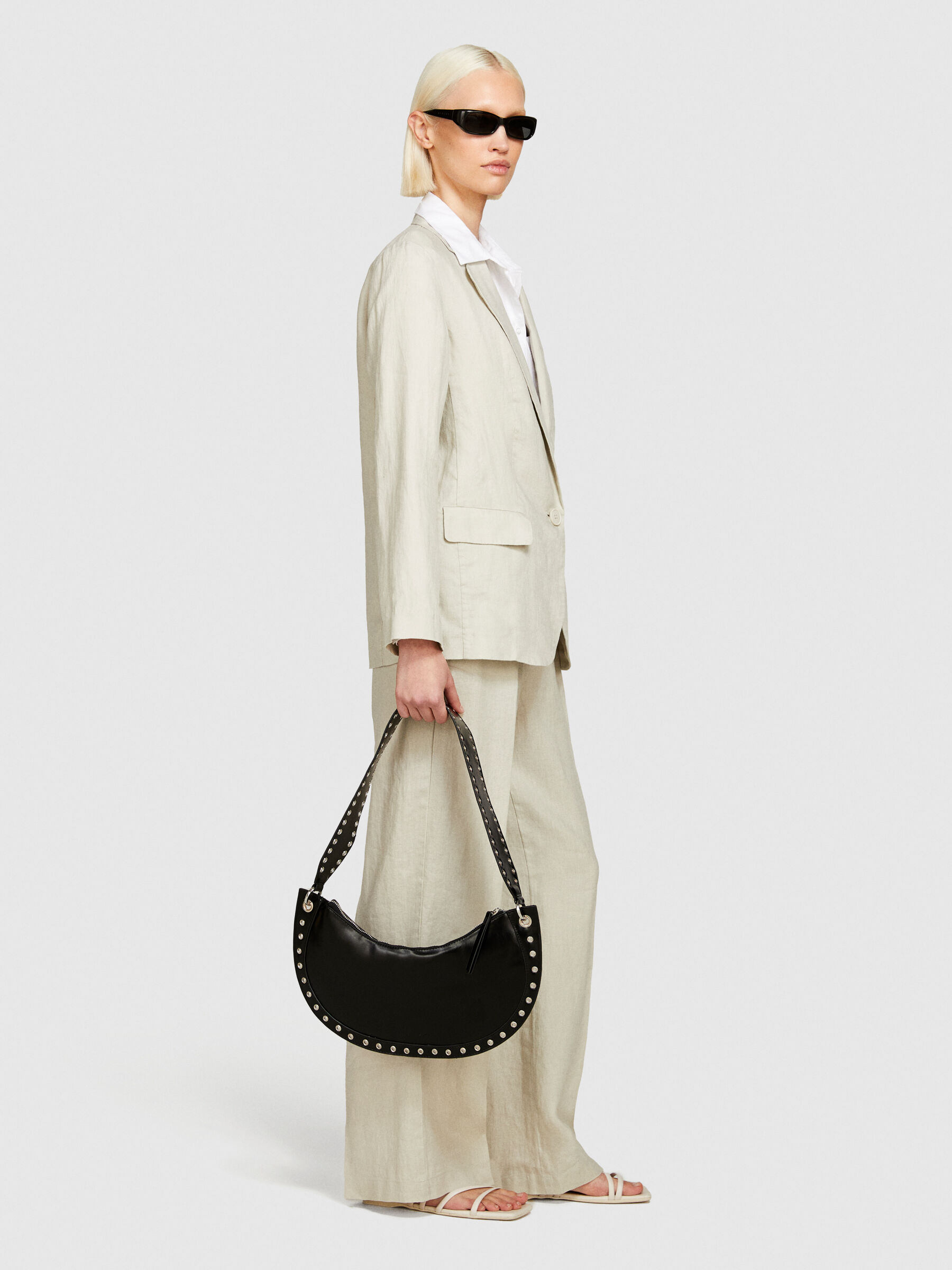 Plage WOOL LINEN ブルゾン 36 新品未使用 Sisley_24P_2AGHLW019_38U_FS_Fu