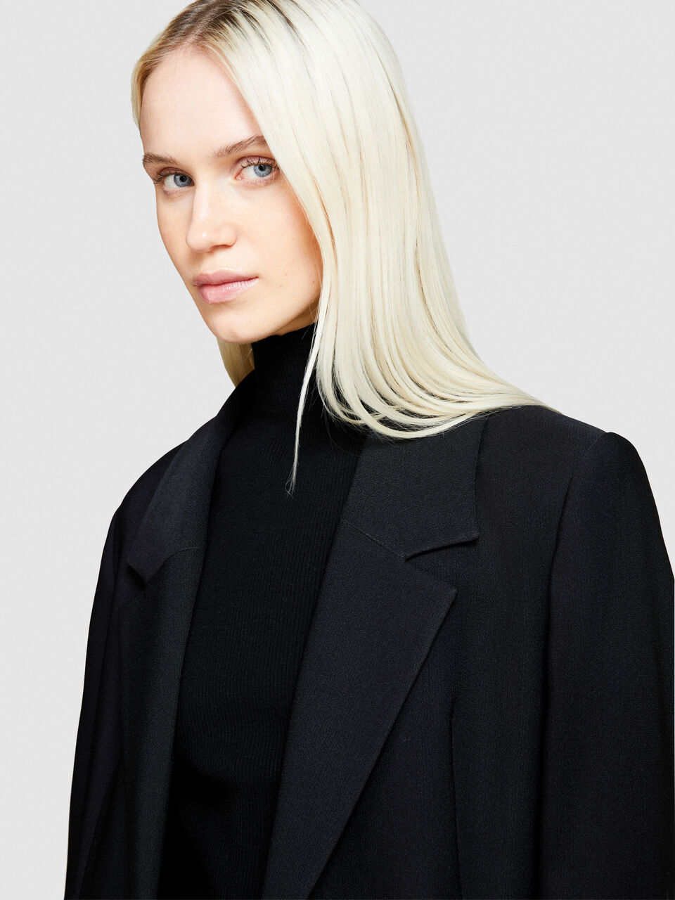 Single-breasted duster coat Women image number null