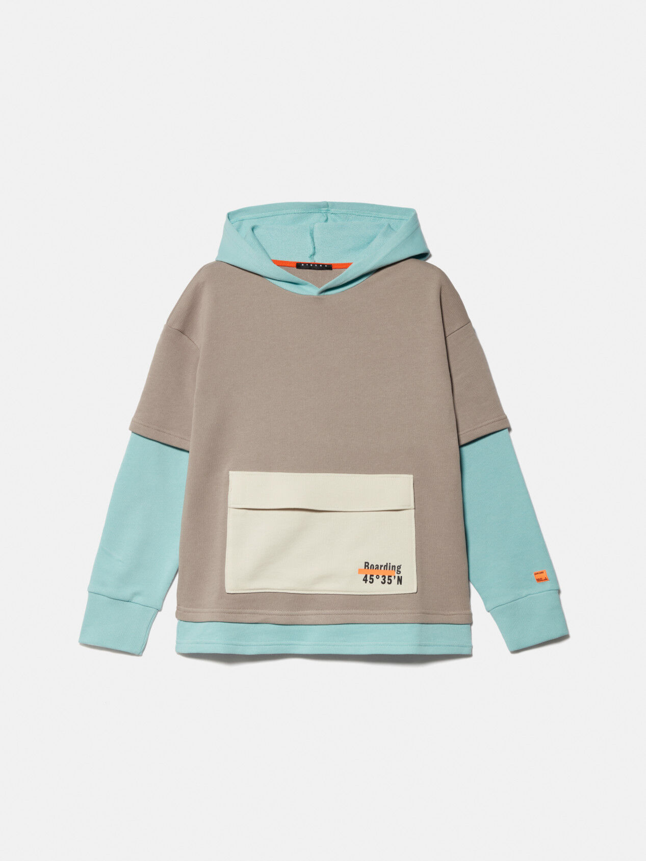 Layered hoodie hotsell
