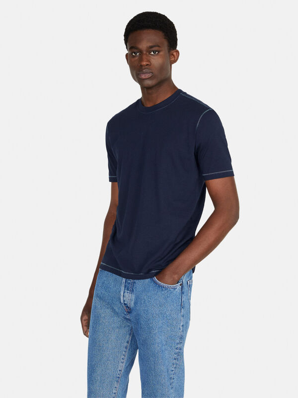 100% cotton t-shirt - men's short sleeve t-shirts | Sisley