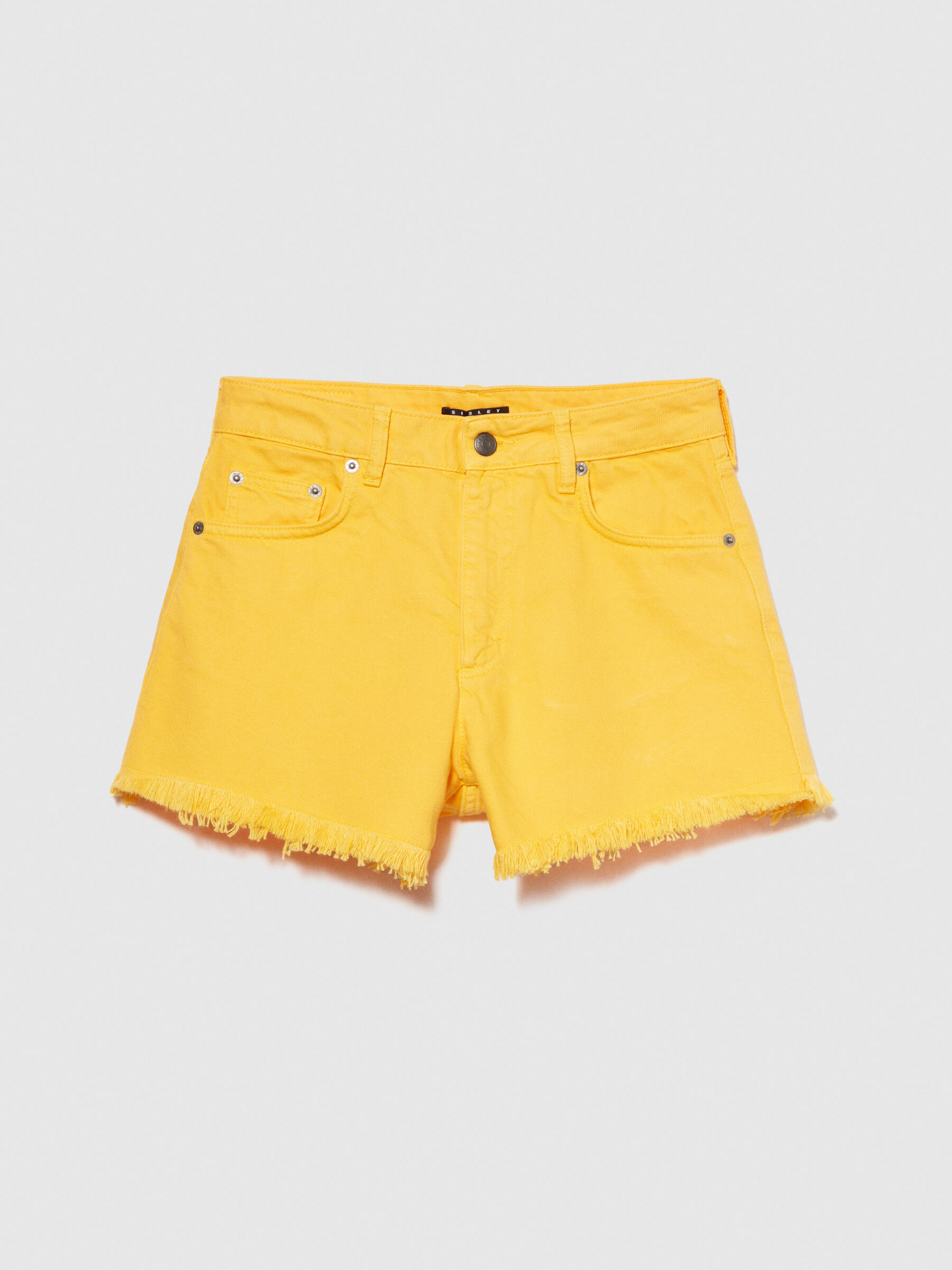 Yellow shorts womens hotsell