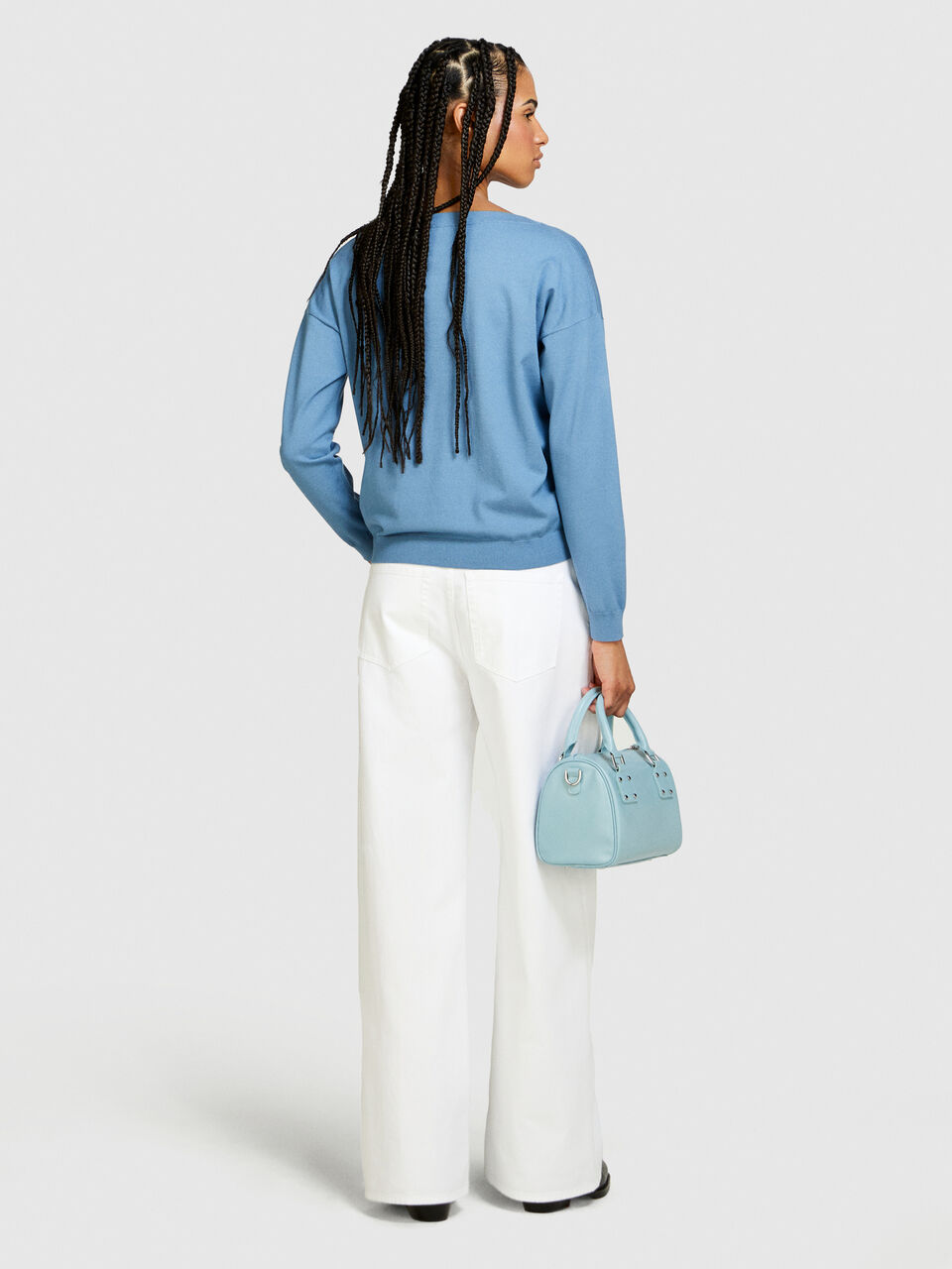 Boat neck sweater Women image number null