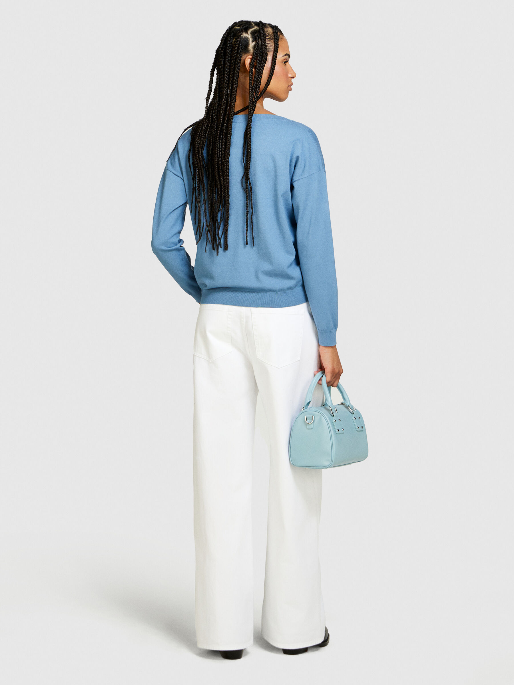 Boat neck sweater Women image number null