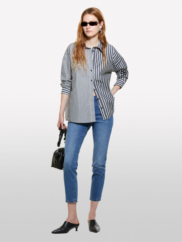 Blue skinny fit Papeete jeans - women's skinny fit jeans | Sisley