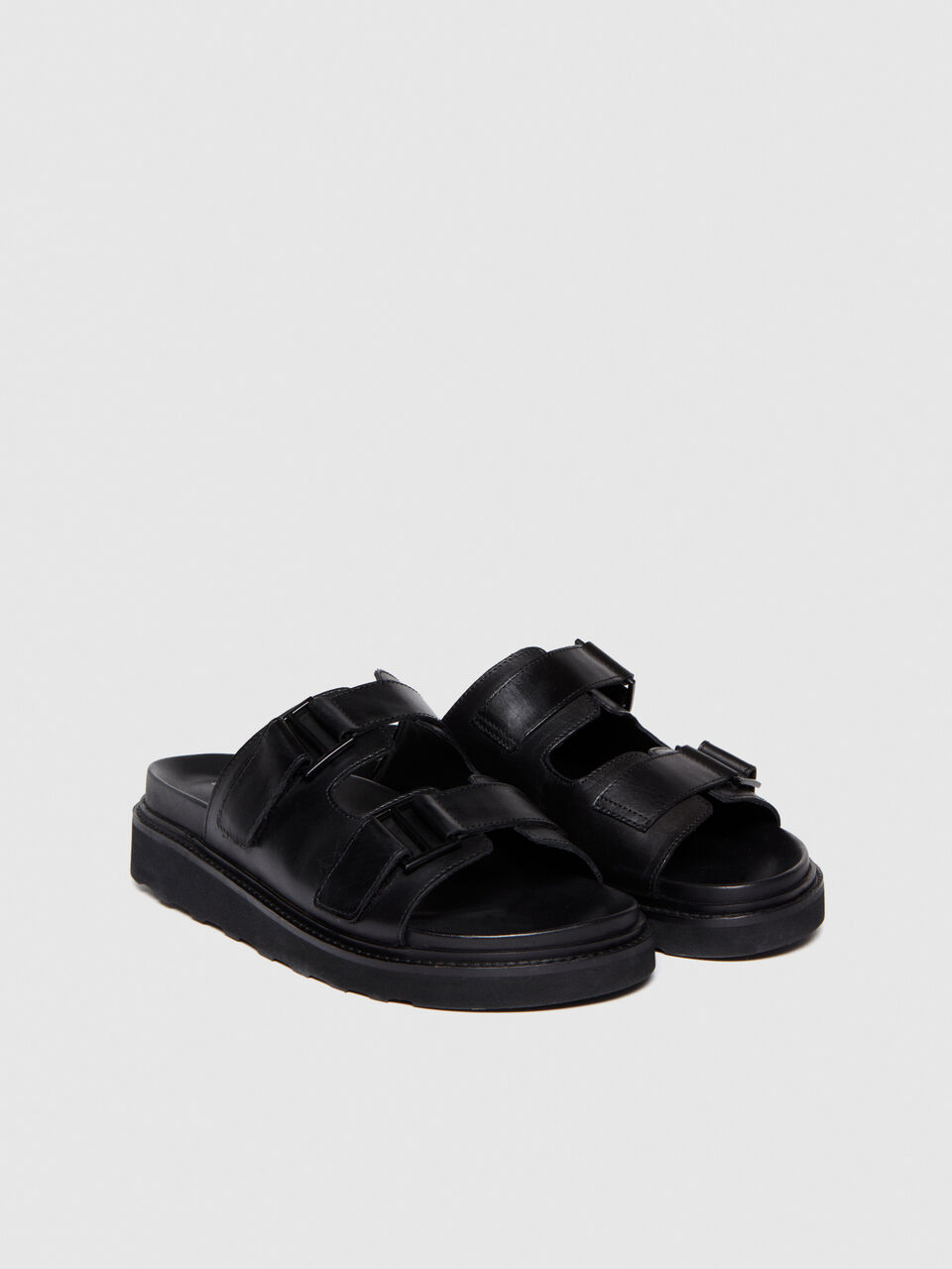 Leather sandals Men image number null