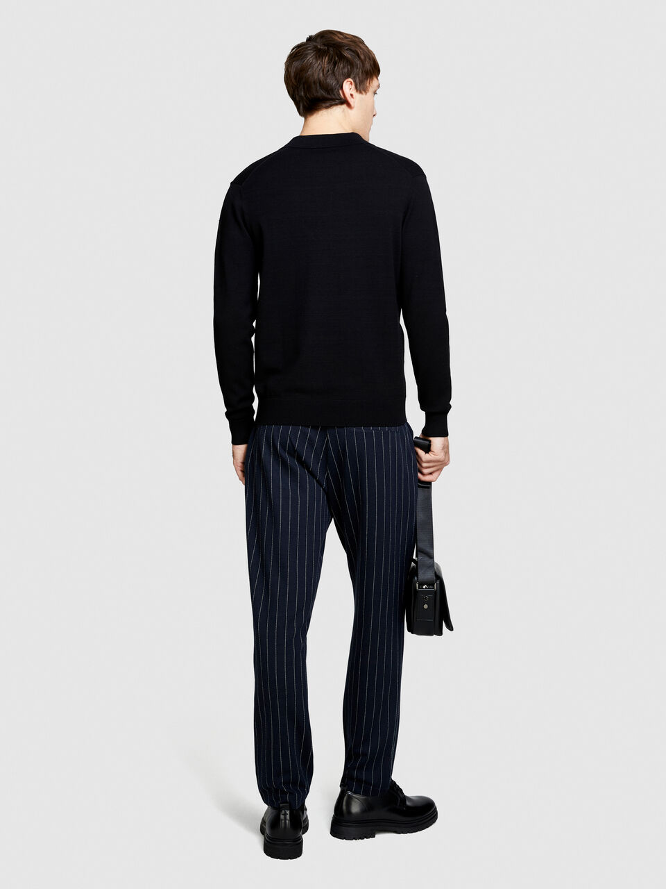 Knit polo Men image number null