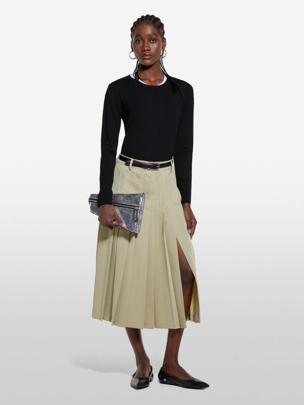 Sweater crew neck black - women's crew neck sweaters | Sisley