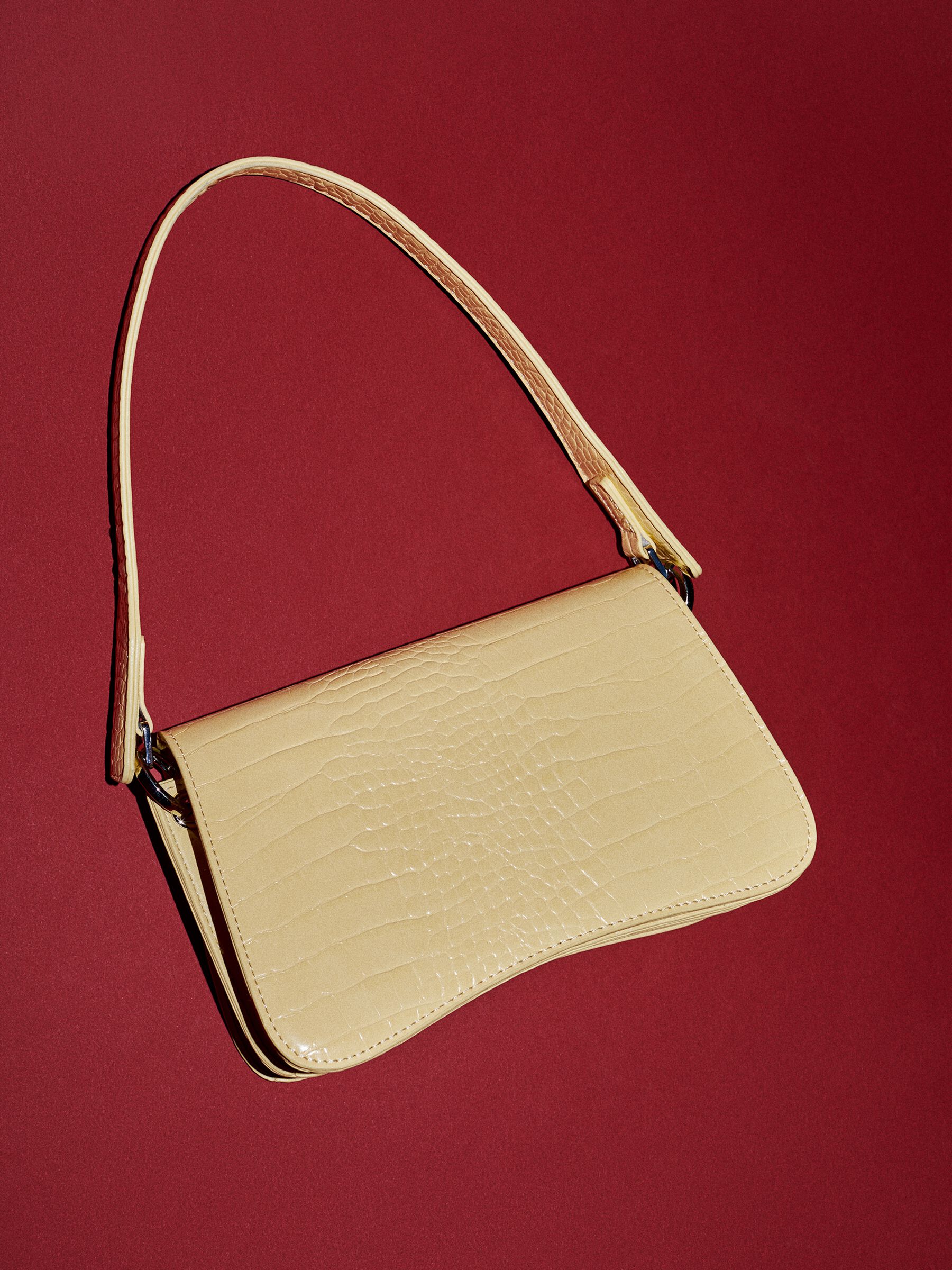 Croc print bag Women image number null