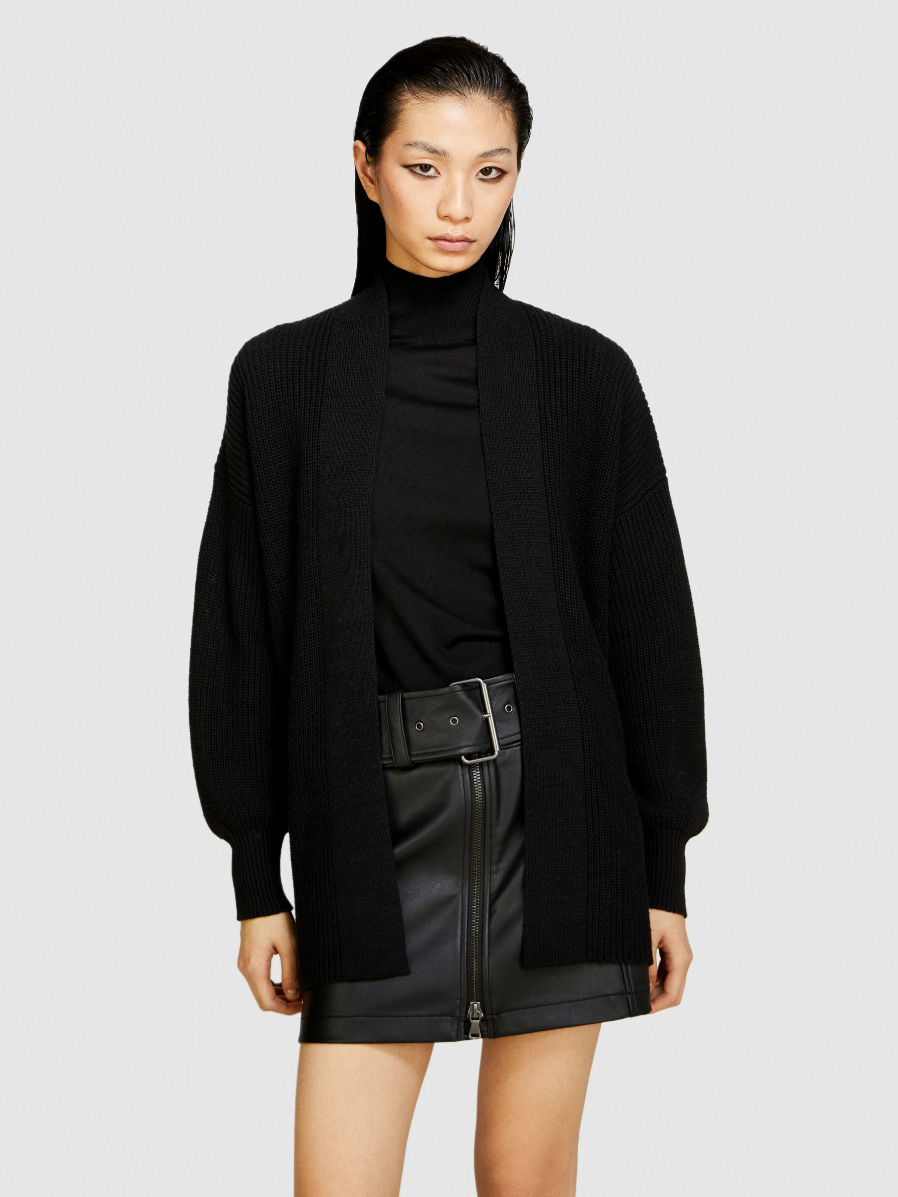 Oversized cardigan Women image number null