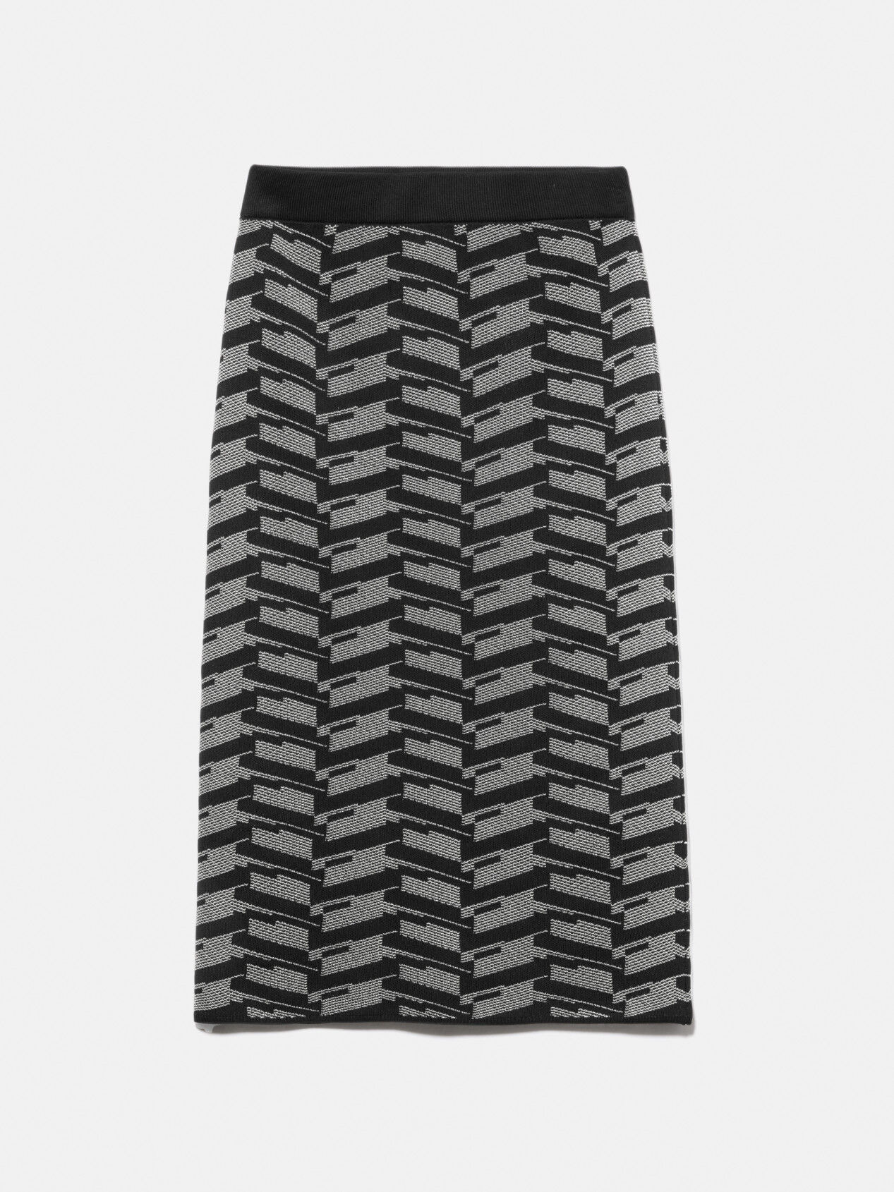 Jacquard midi pencil skirt store