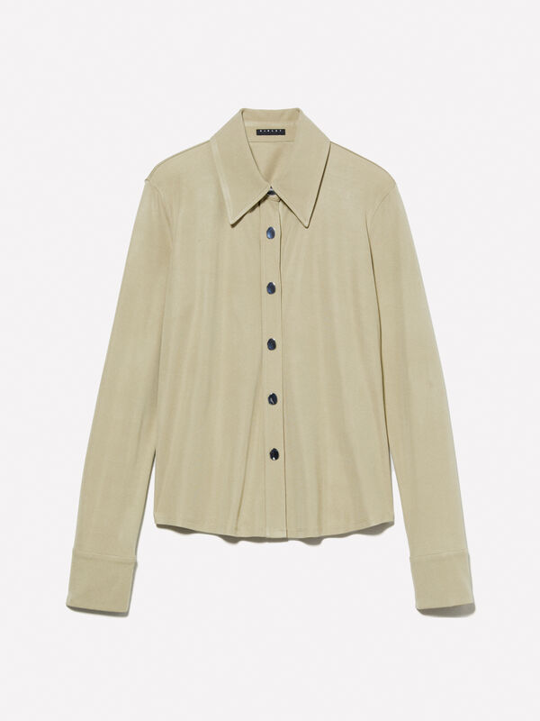 Military green shirt - women's shirts | Sisley
