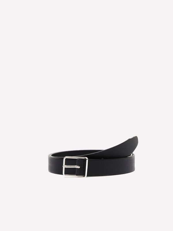 Formal leather belt - men's belts | Sisley