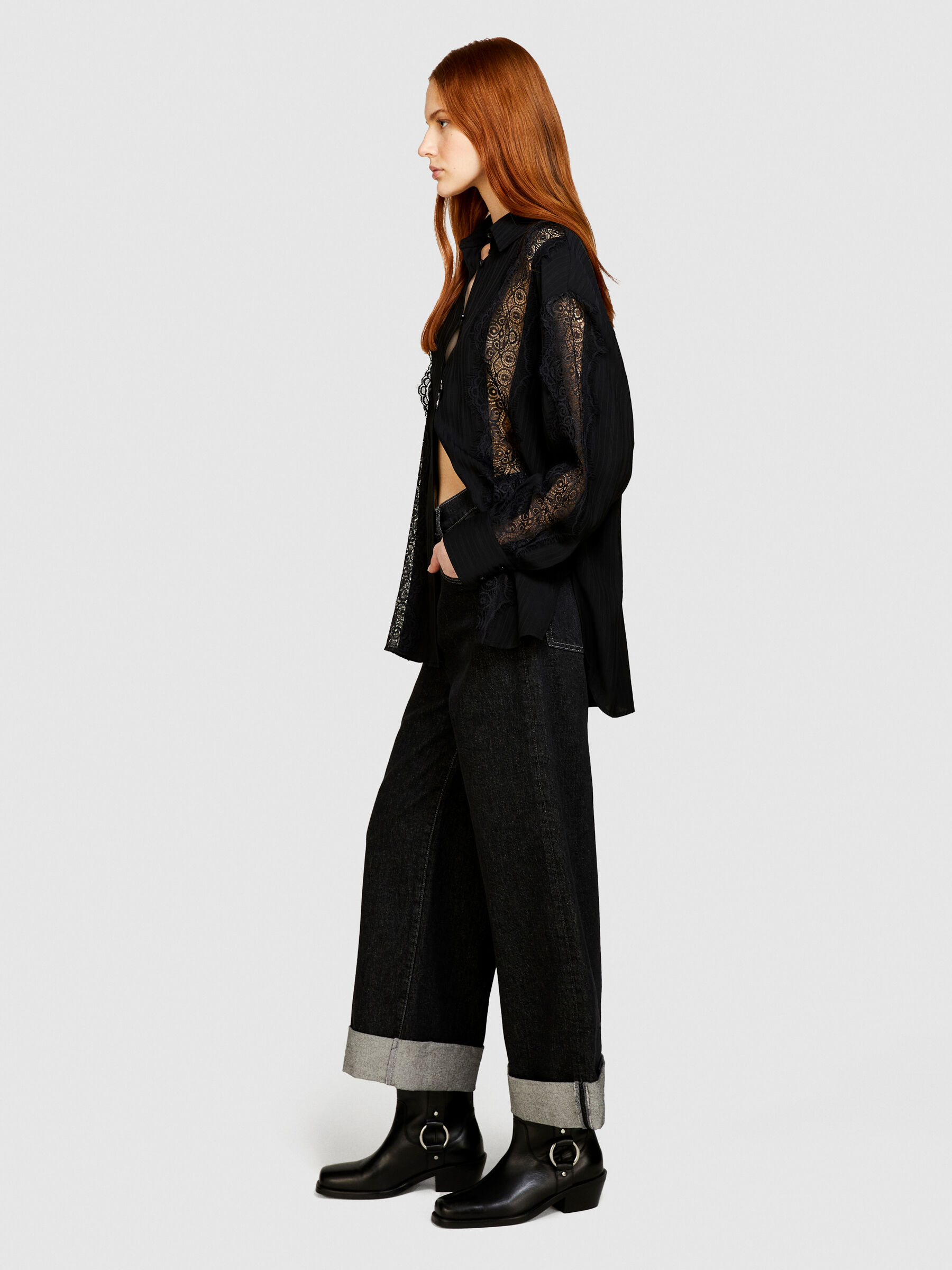 Wide Loose Jeans _Deep Blue | Na.e