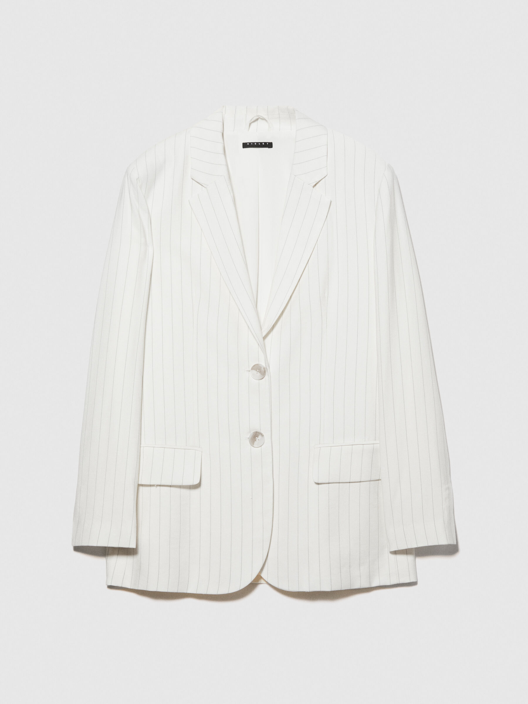 Striped blazer Creamy White Sisley