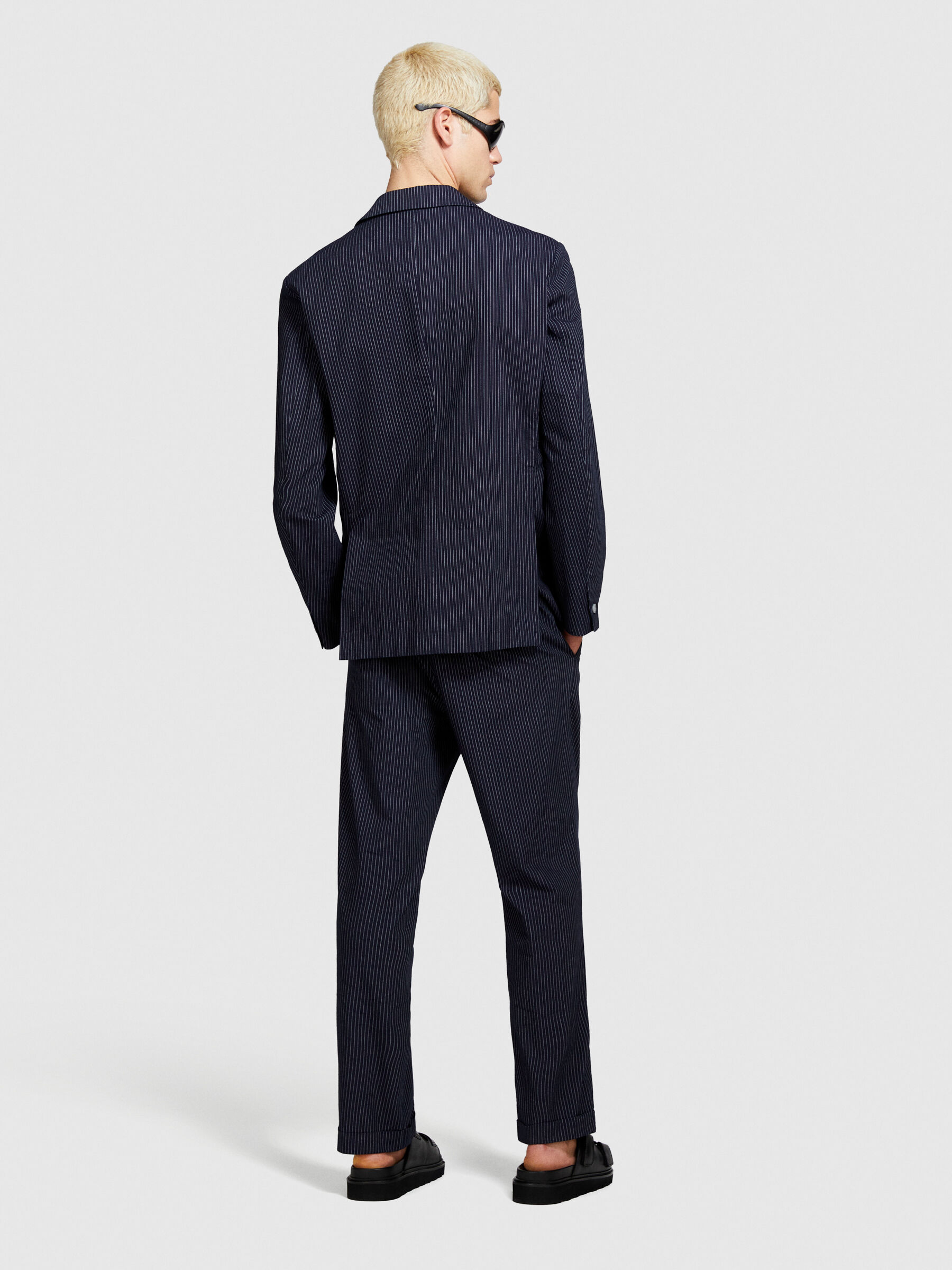 Striped blazer Men image number null