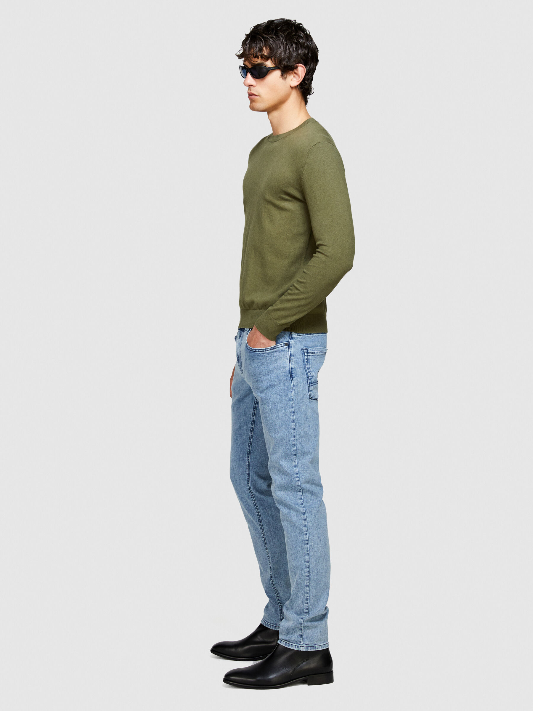 Skinny fit Helsinki jeans, Light Blue - Sisley