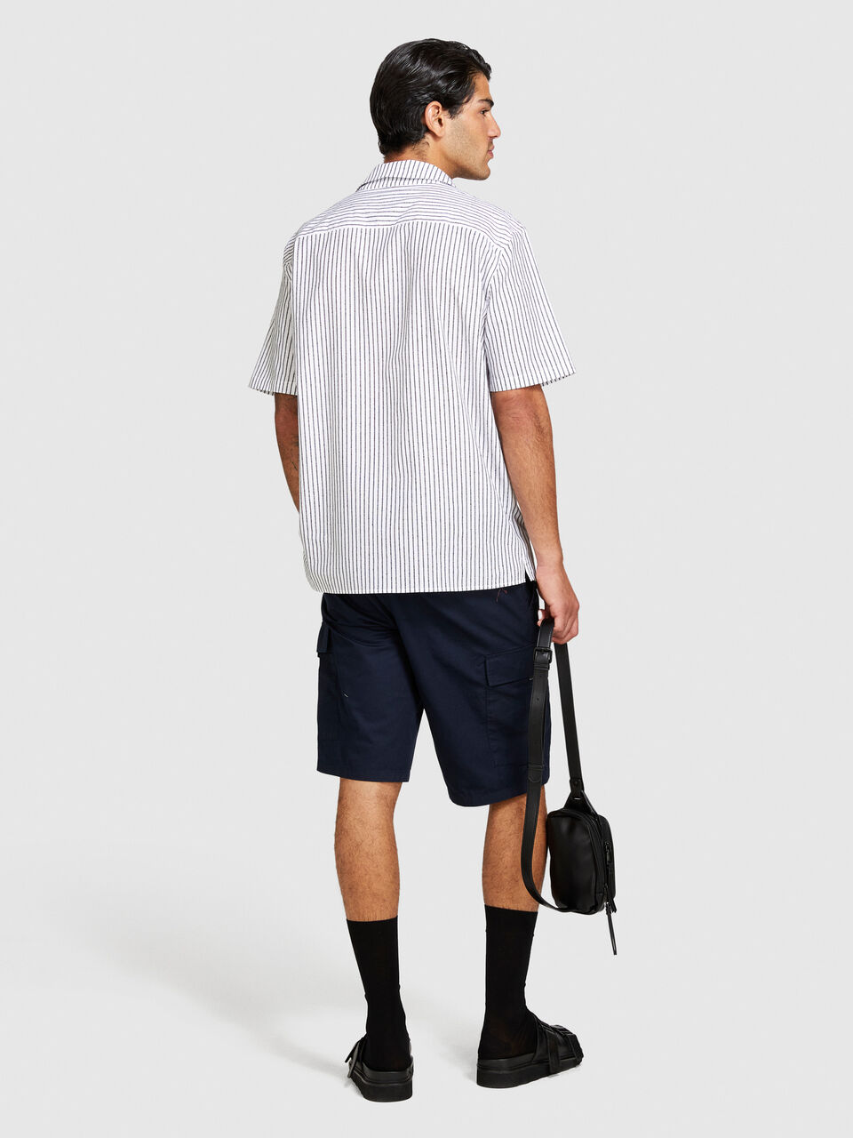 Striped short sleeve shirt Men image number null