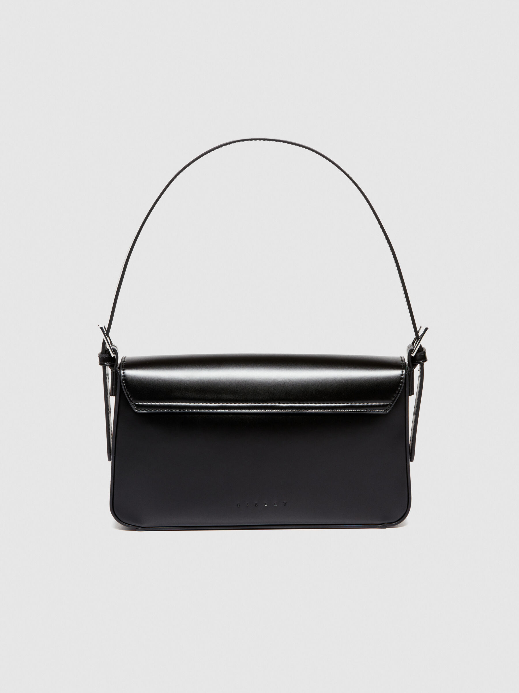 【あすつく】 with bag Shoulder chain, Sisley - Black バッグ