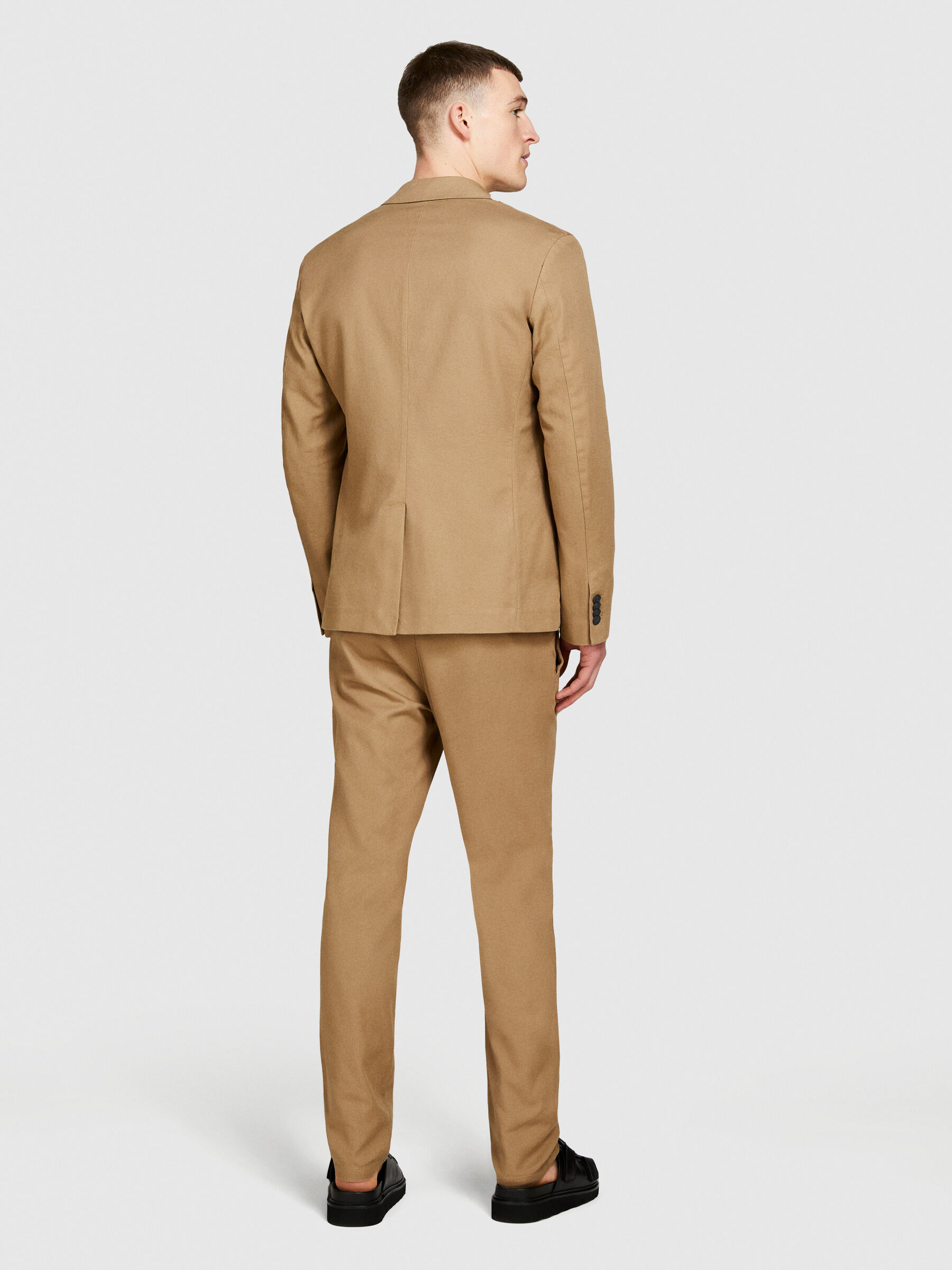 【関税&送料込】Mm Studio Camel Wool Blend Nice Blazer Sisley_24P_2WMDSW01U_1Y5_B_Ful