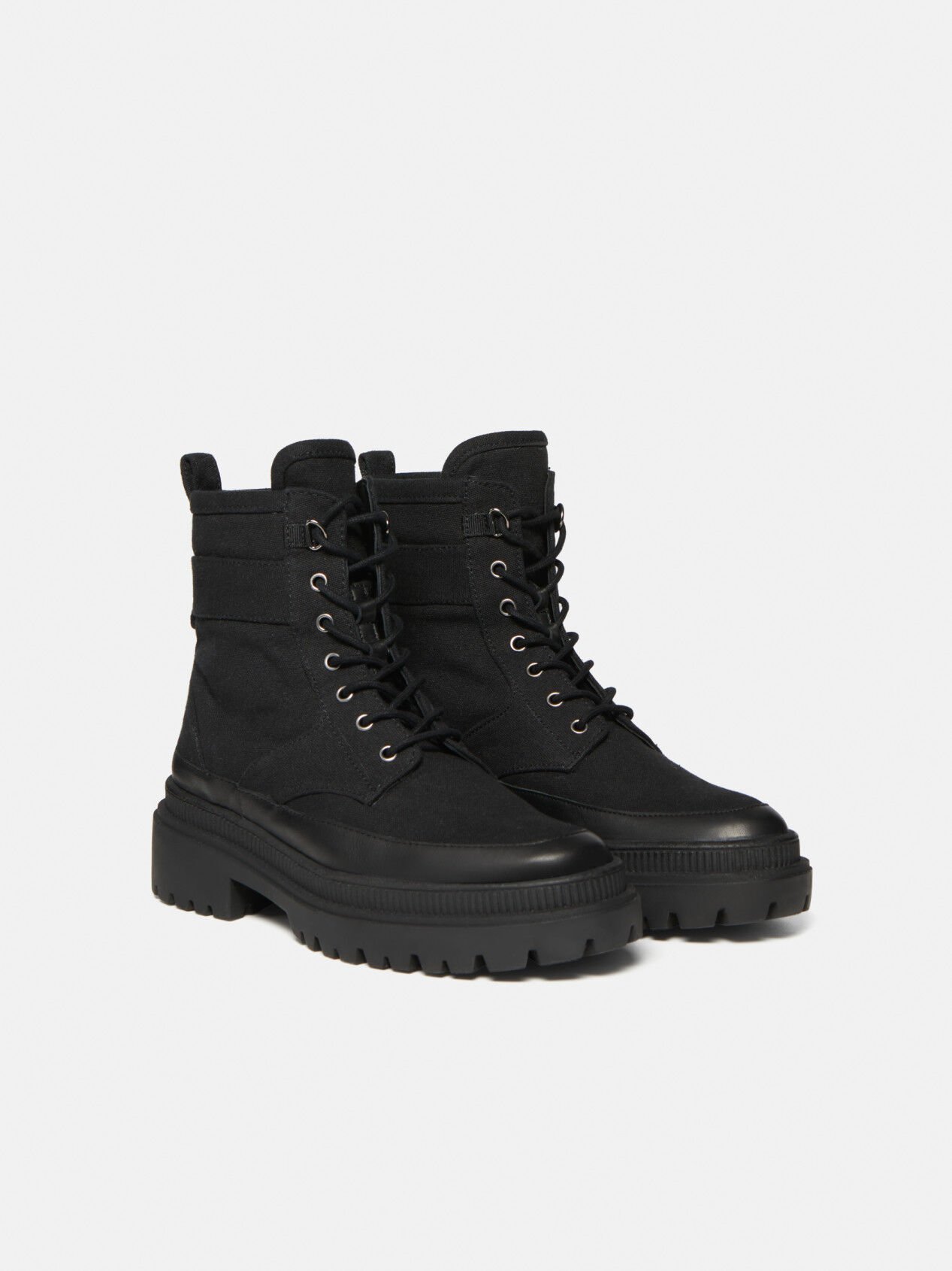 Black slip new arrivals on duty boots