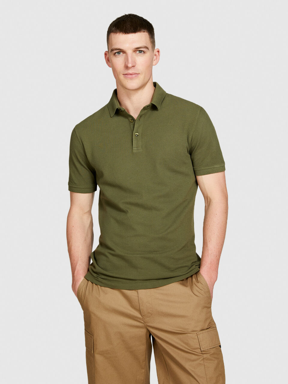Slim fit polo Men image number null