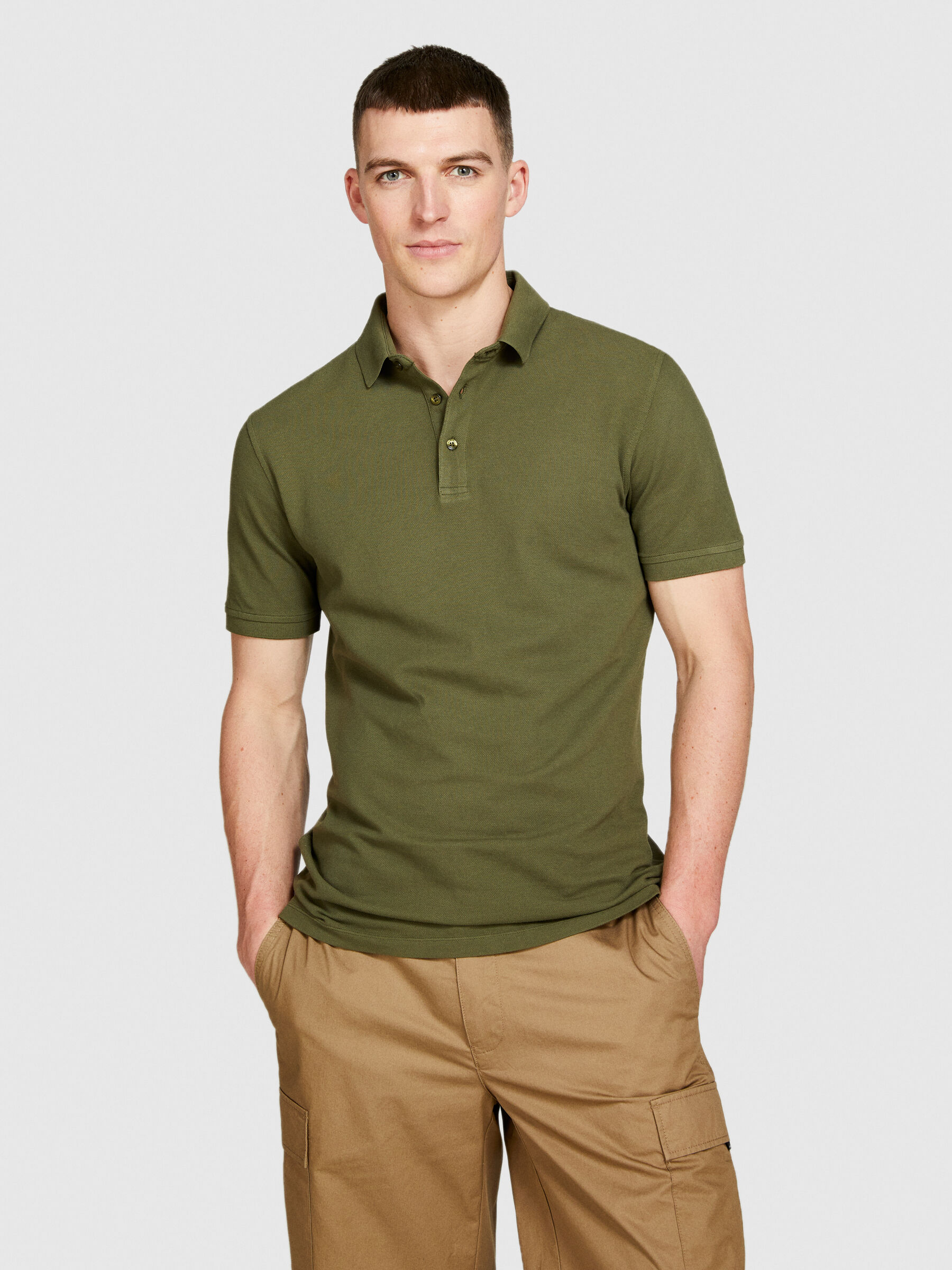 Slim fit polo Men image number null