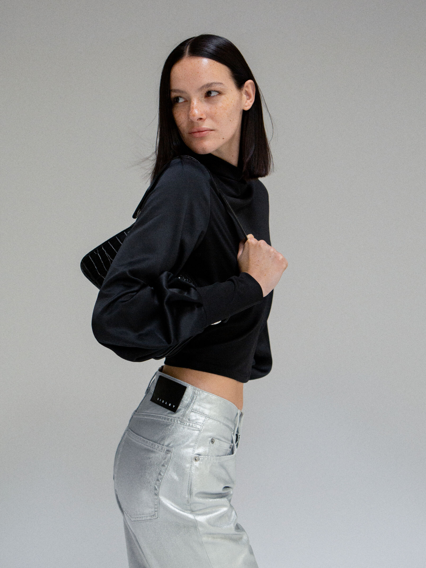 T-shirt with balloon sleeves Women image number null