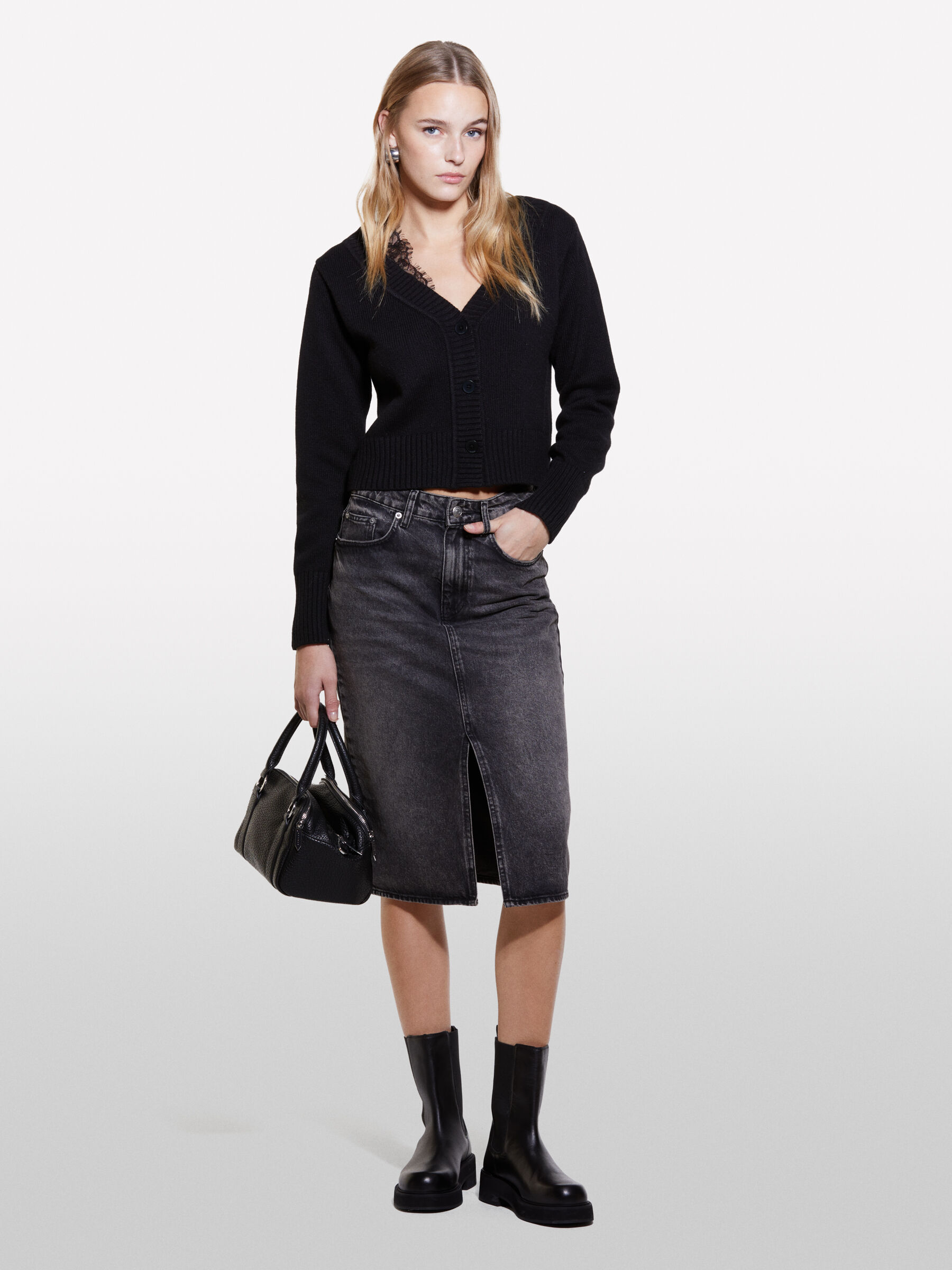 L/S CARDIGAN Women image number null