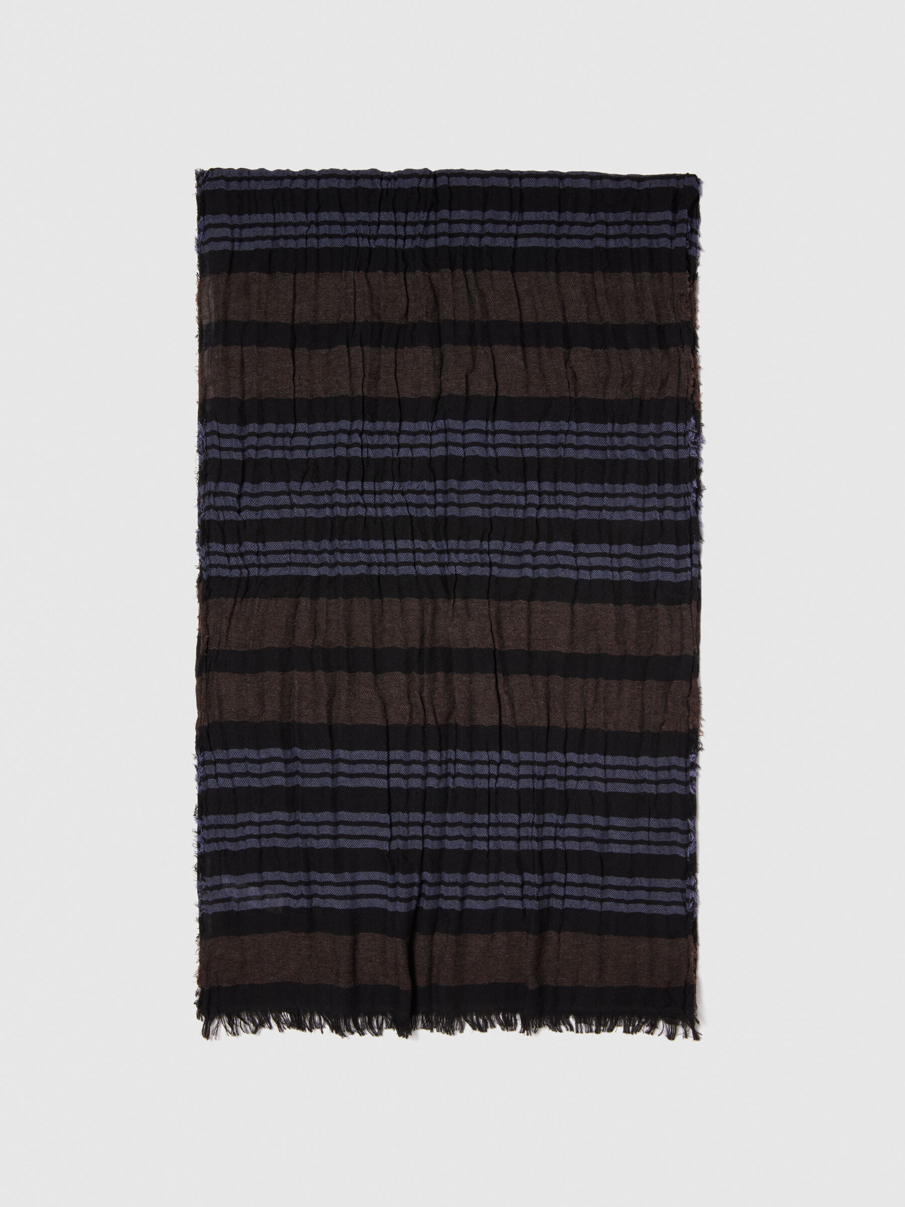 Striped scarf Men image number null