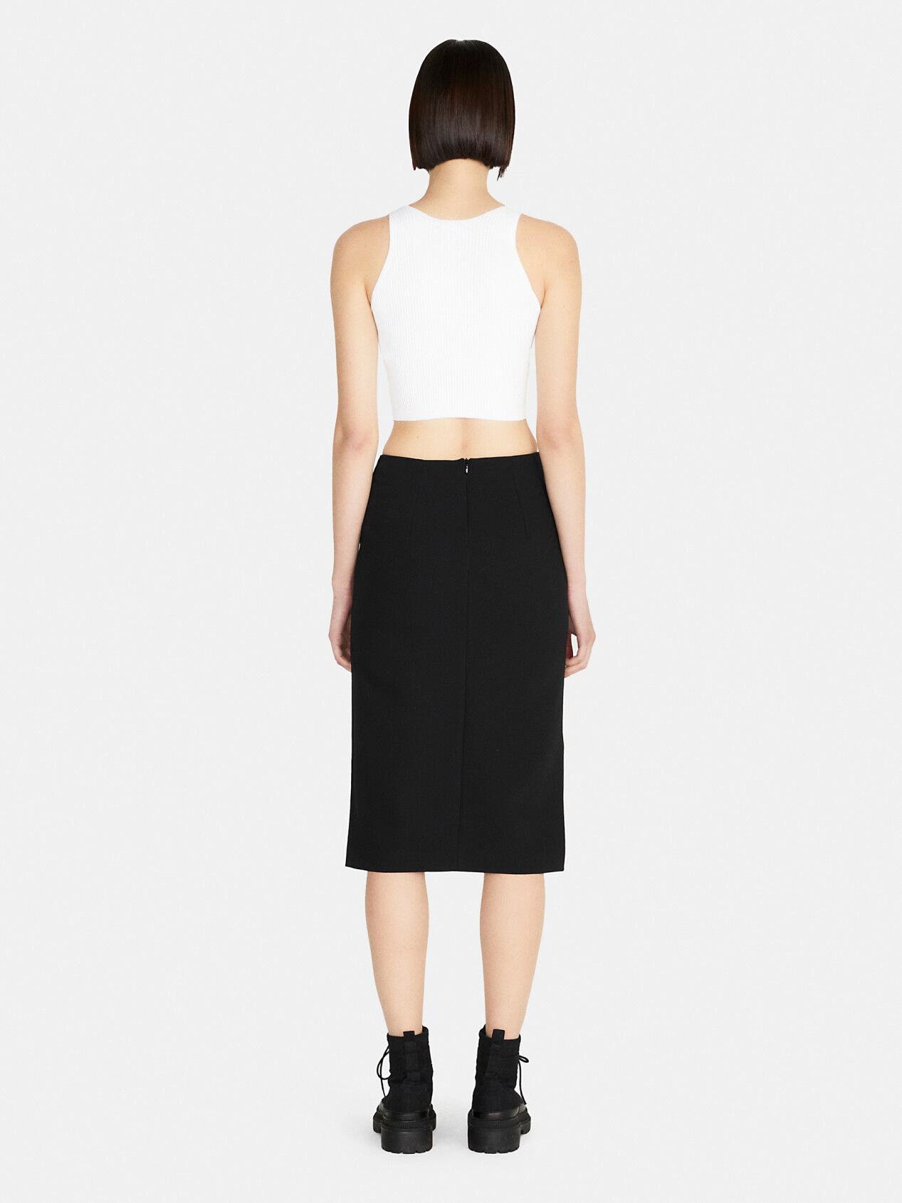 A line midi pencil skirt discount