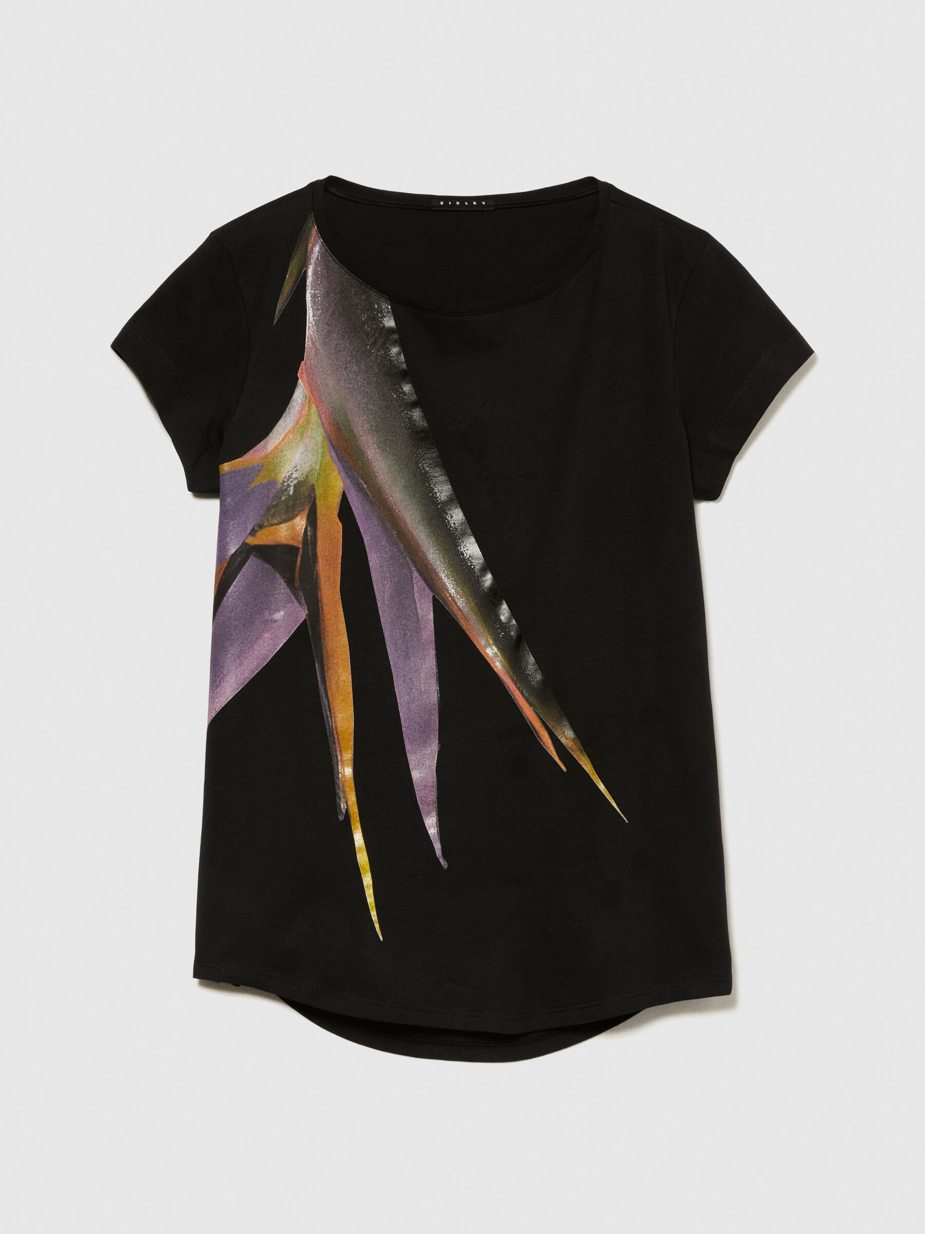 T-shirt with glossy print Women image number null
