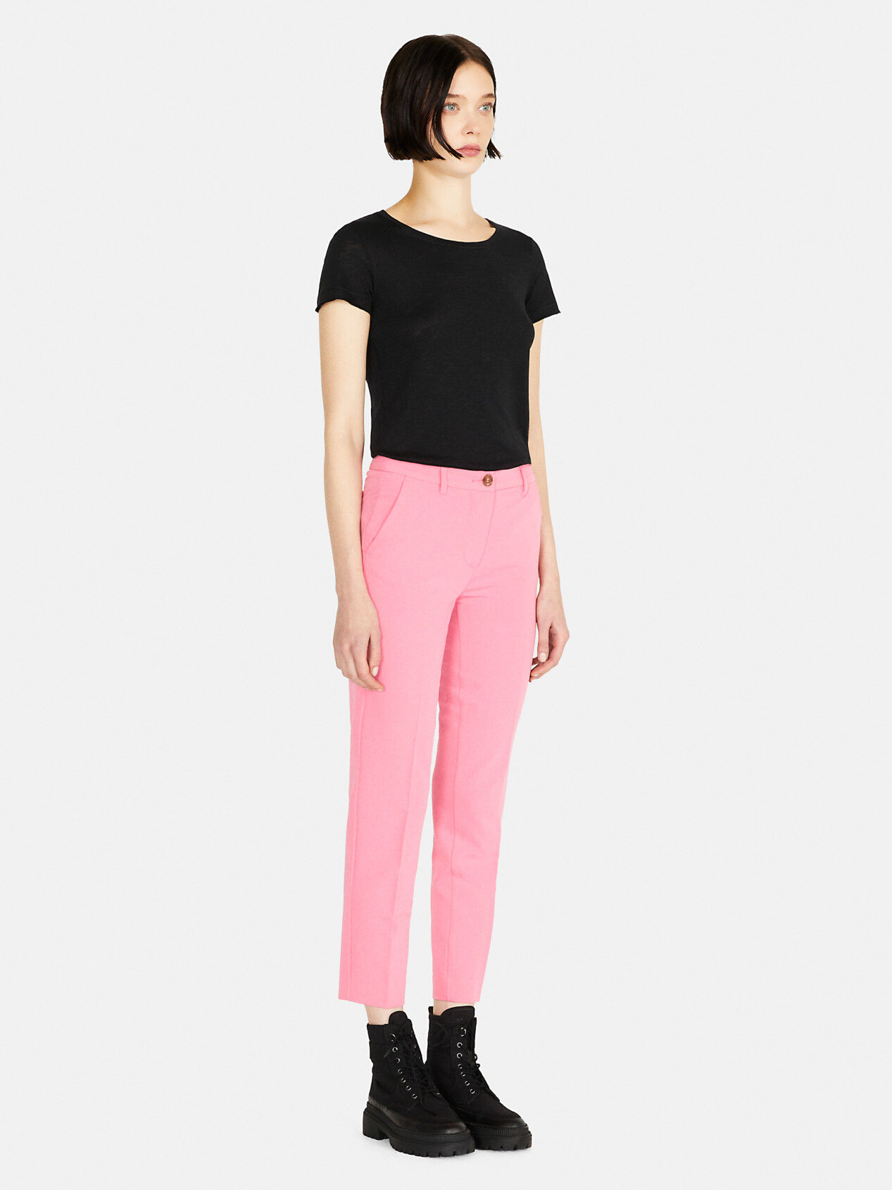 Ankle-length trousers - Pink - Ladies | H&M IN
