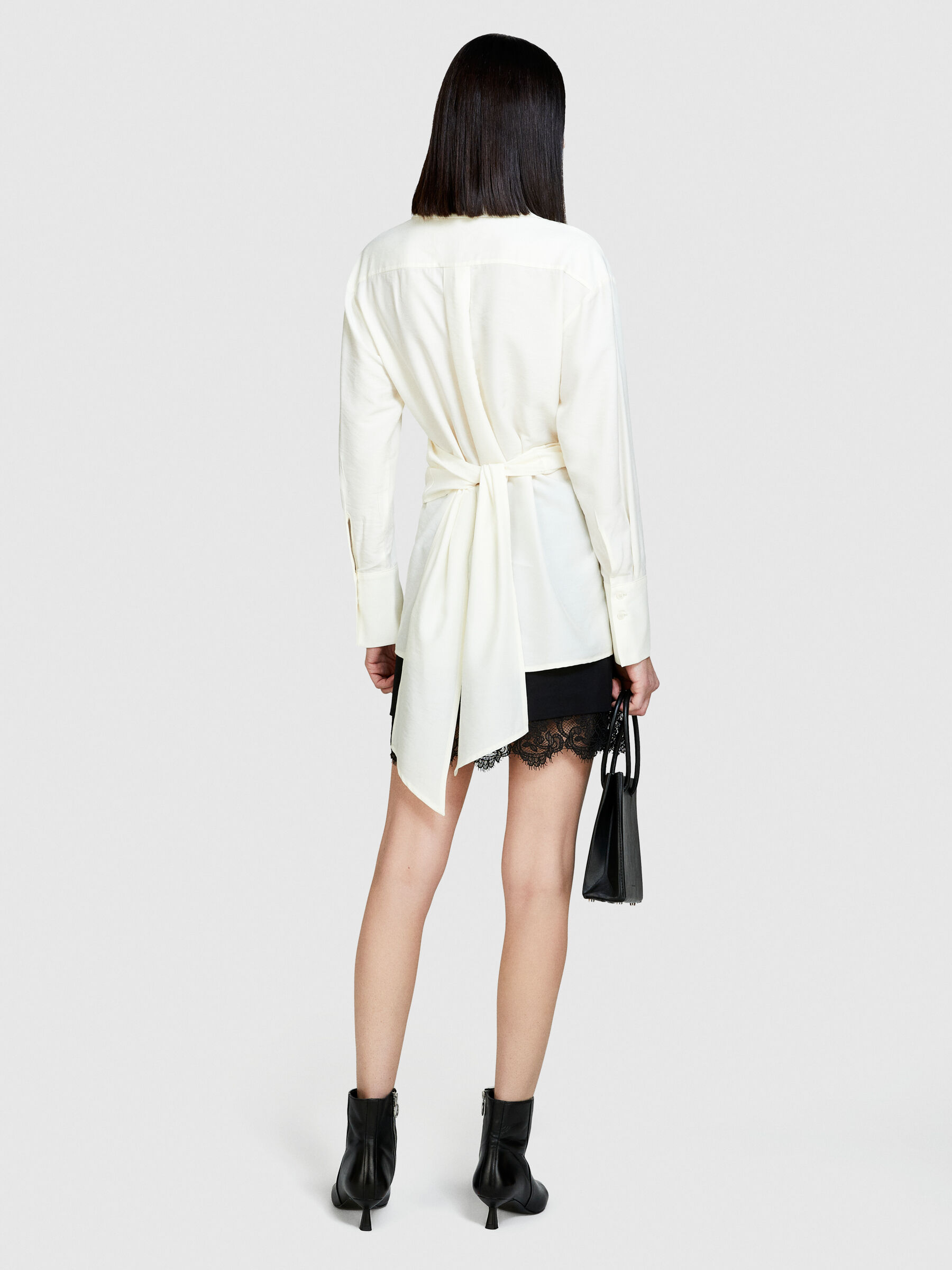 Crisscross blouse Women image number null