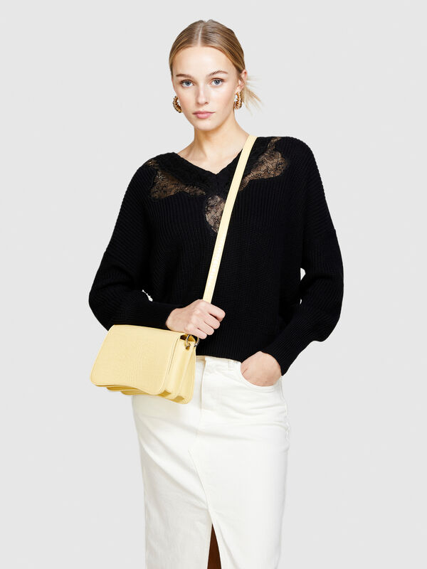 Croc print bag - women's shoulder and crossbody bags | Sisley