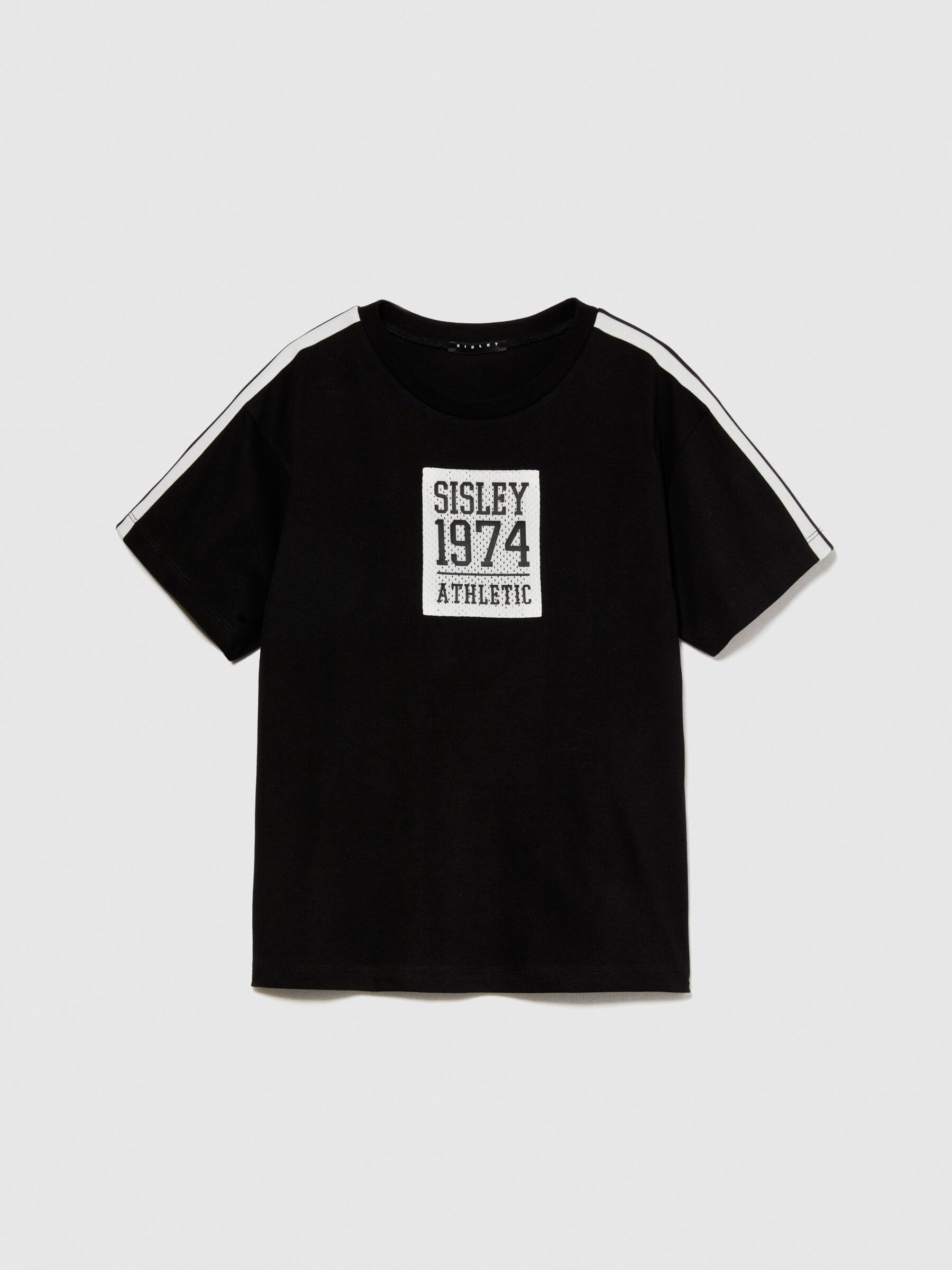 【SATIIIZ】Letty Printed Short-Sleeved T-Shirt Boys' Short Sleeve T-shirts | Sisley