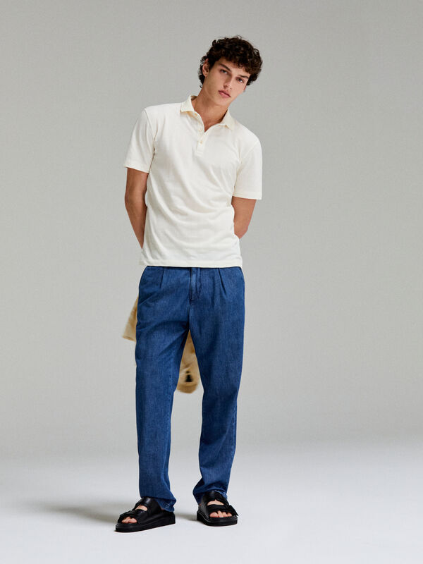 Knit polo - men's polos | Sisley