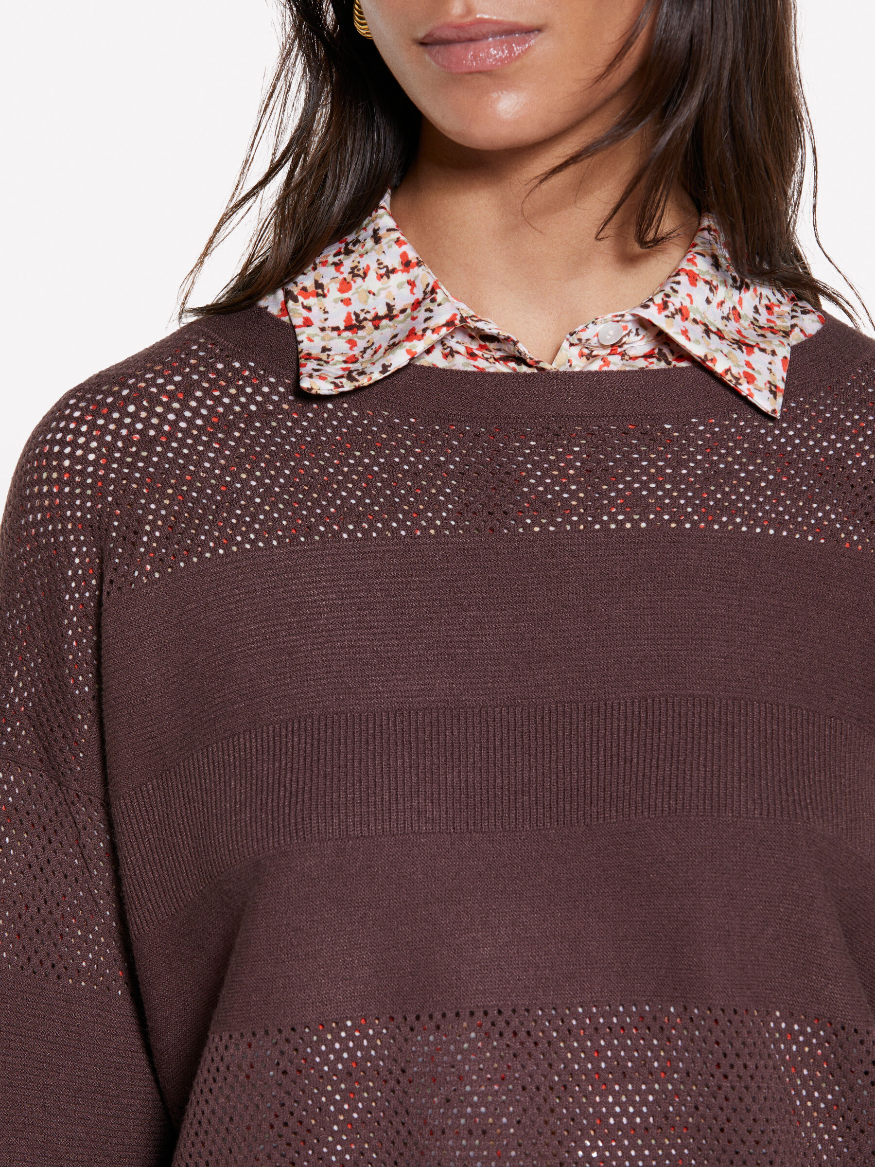 BOAT-NECK SWEAT.L/S Women image number null