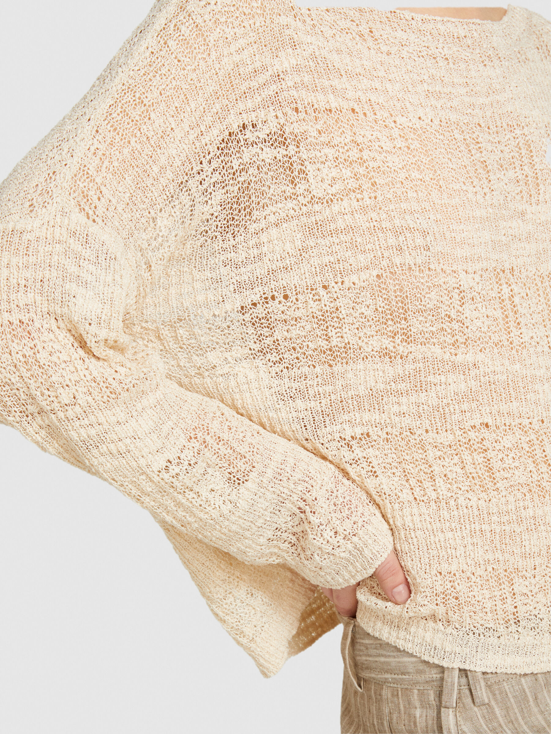 Boat neck sweater Women image number null