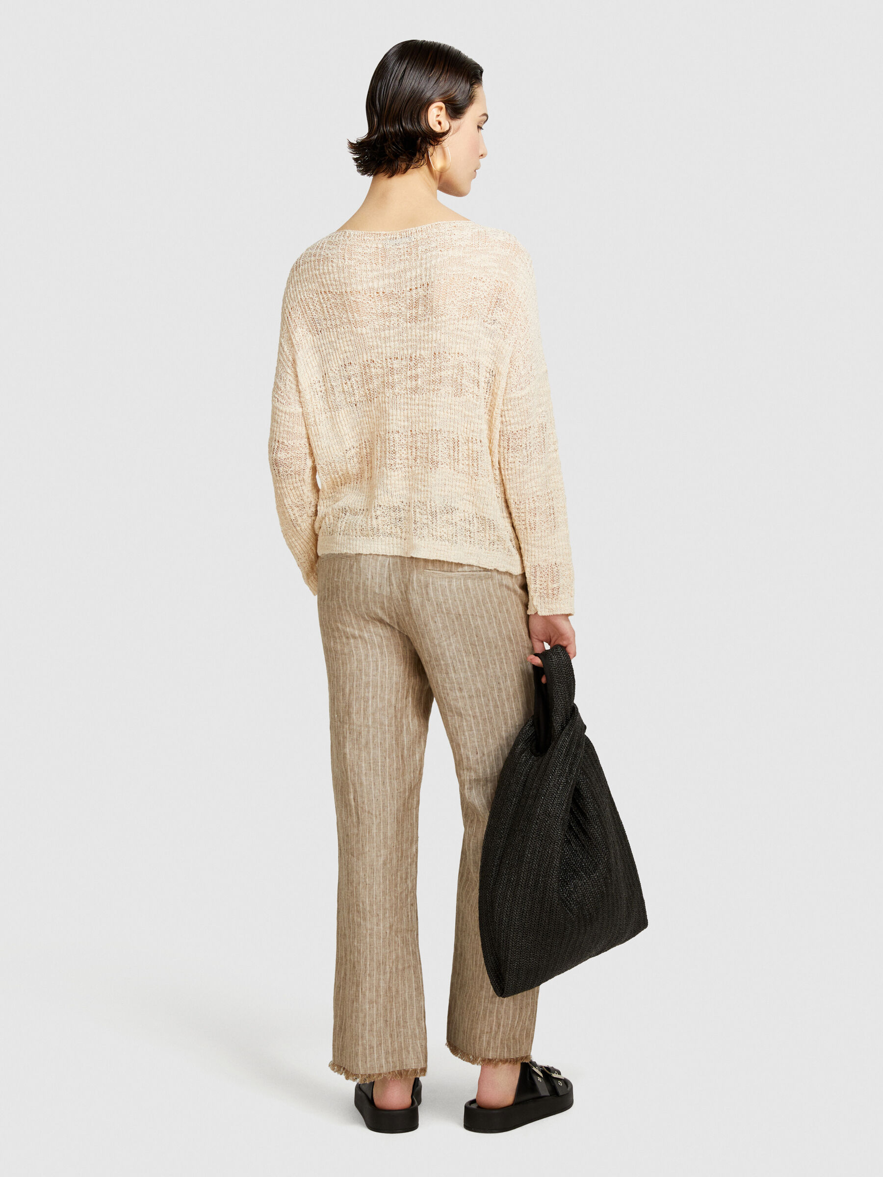 トップス amro THE SHISHIKUI Boat neck / CAMEL amro様専用 THE SHISHIKUI Boat neck / CAMEL