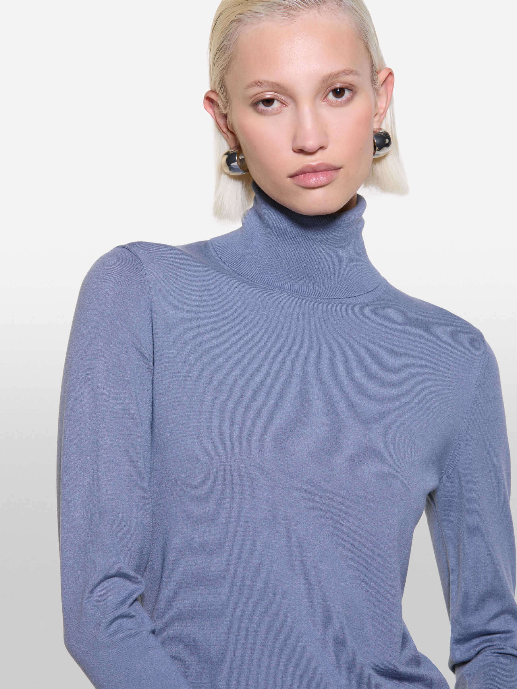 TURTLE NECK SWEATER Women image number null