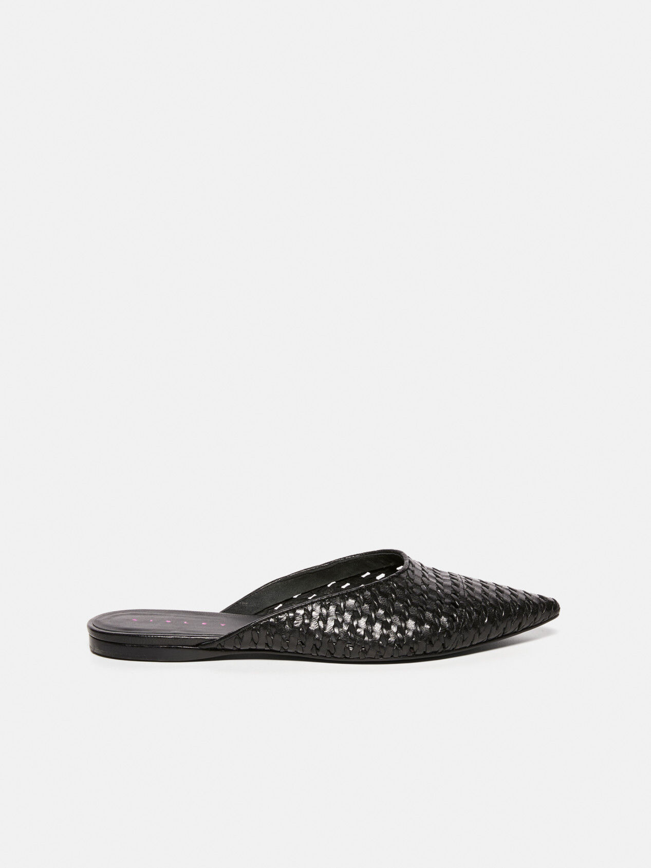 Braided best sale leather mules