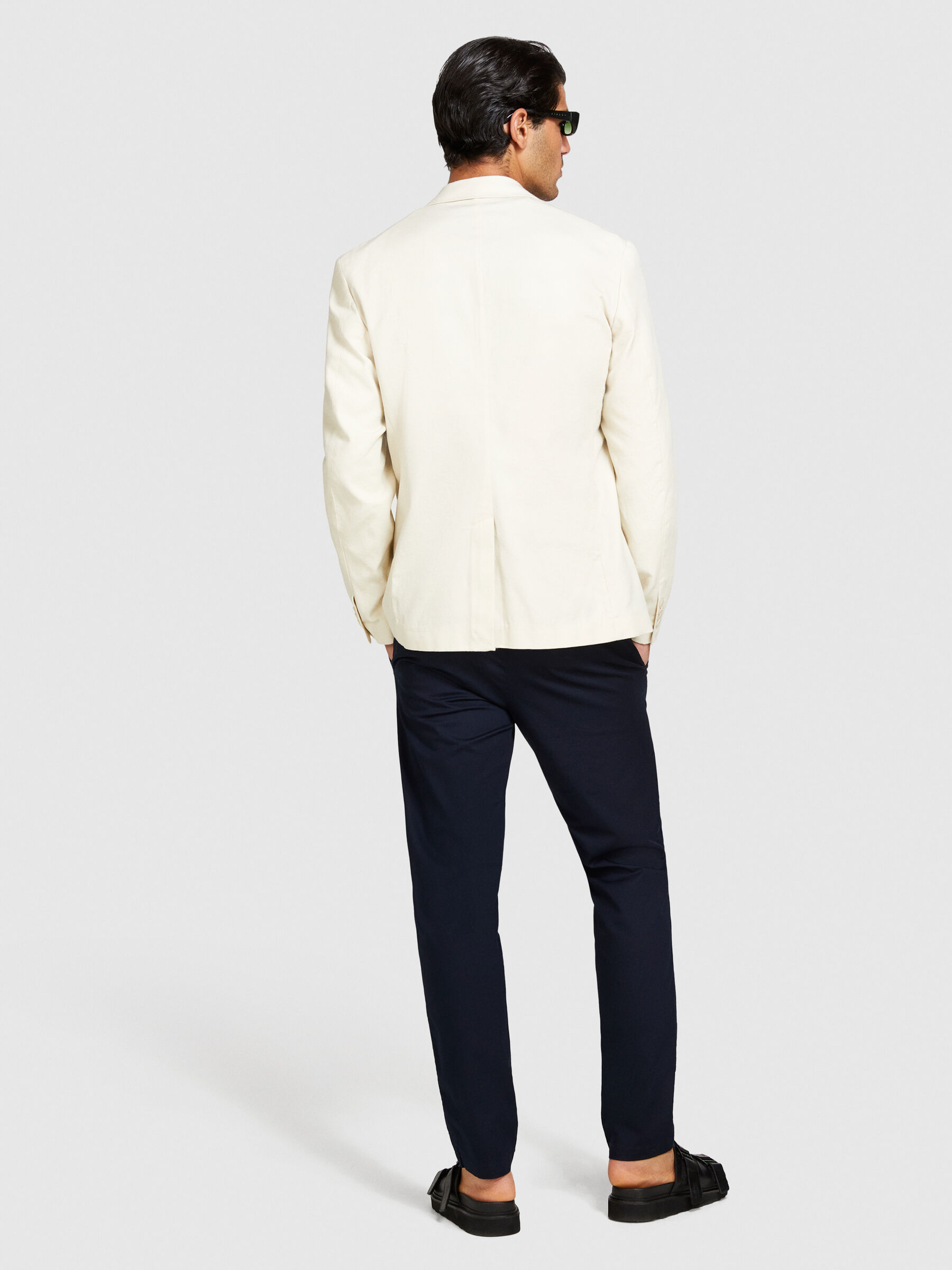 Slim fit chinos, Dark Blue - Sisley Slim fit chinos, Dark Blue - Sisley
