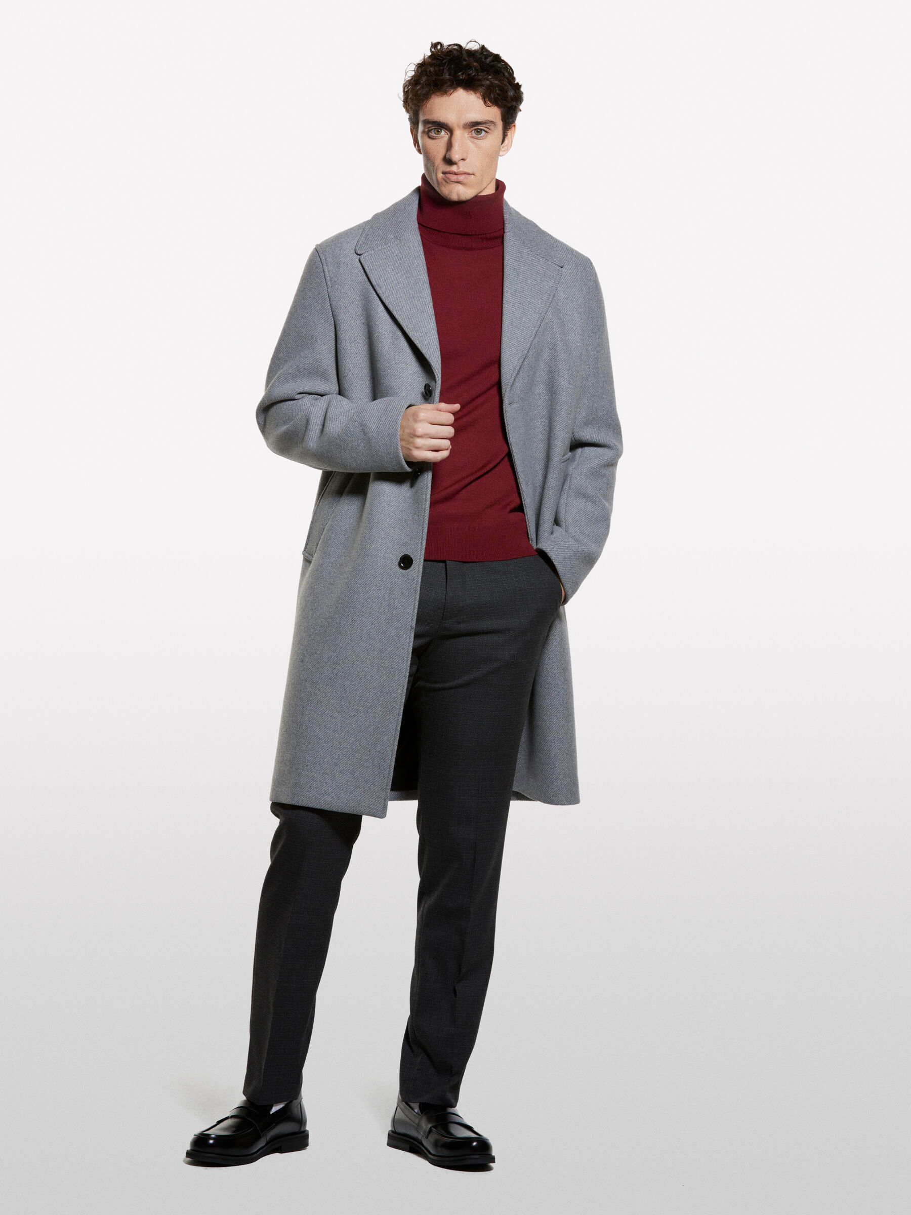 TURTLE NECK SWEATER Men image number null