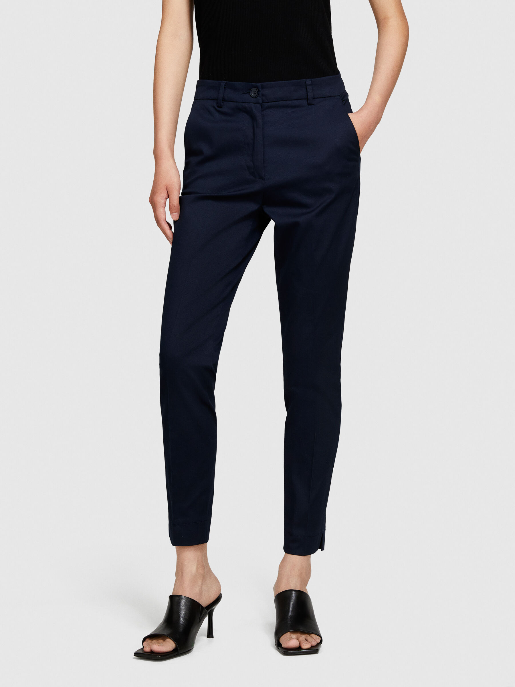 Regular fit chinos Women image number null