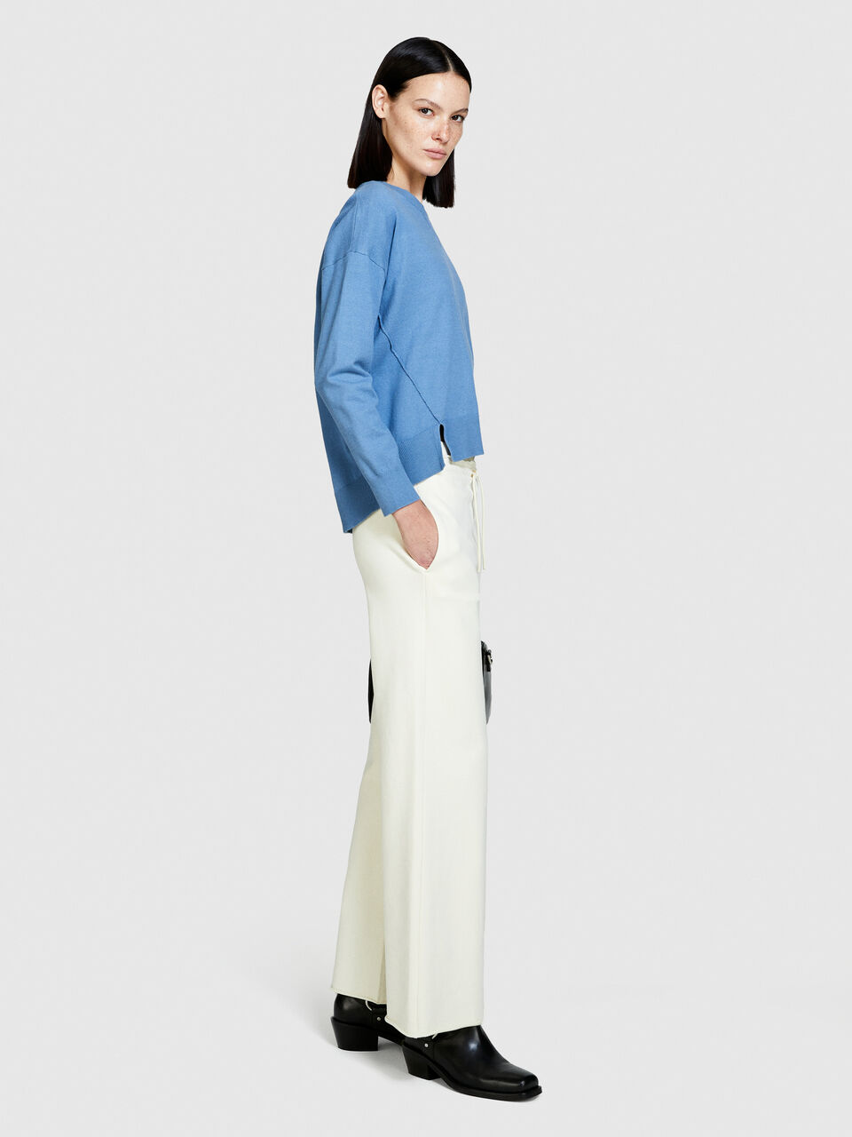 Sweater with slits Women image number null