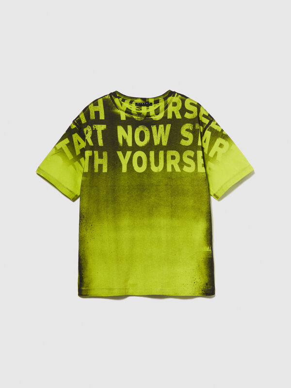 Fade effect t-shirt - boys' short sleeve t-shirts | Sisley Young