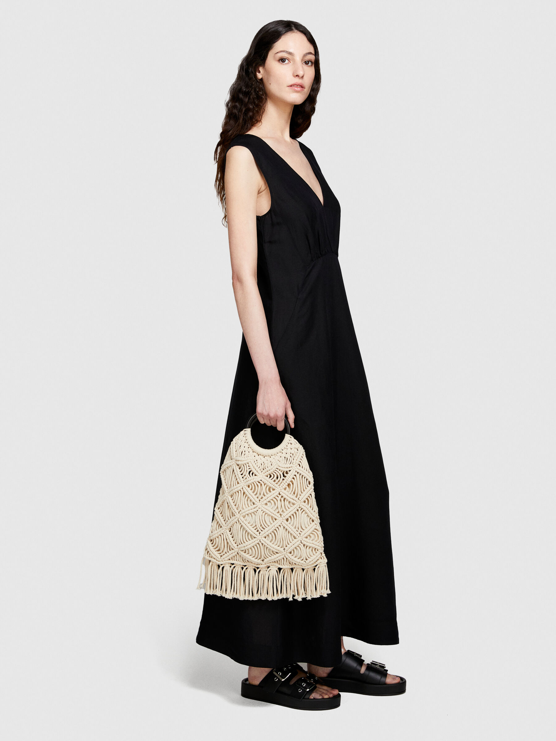 Long sleeveless dress Women image number null