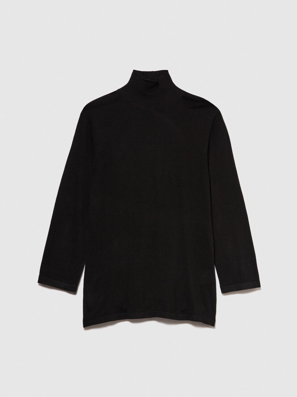 Turtleneck in silk blend Women image number null