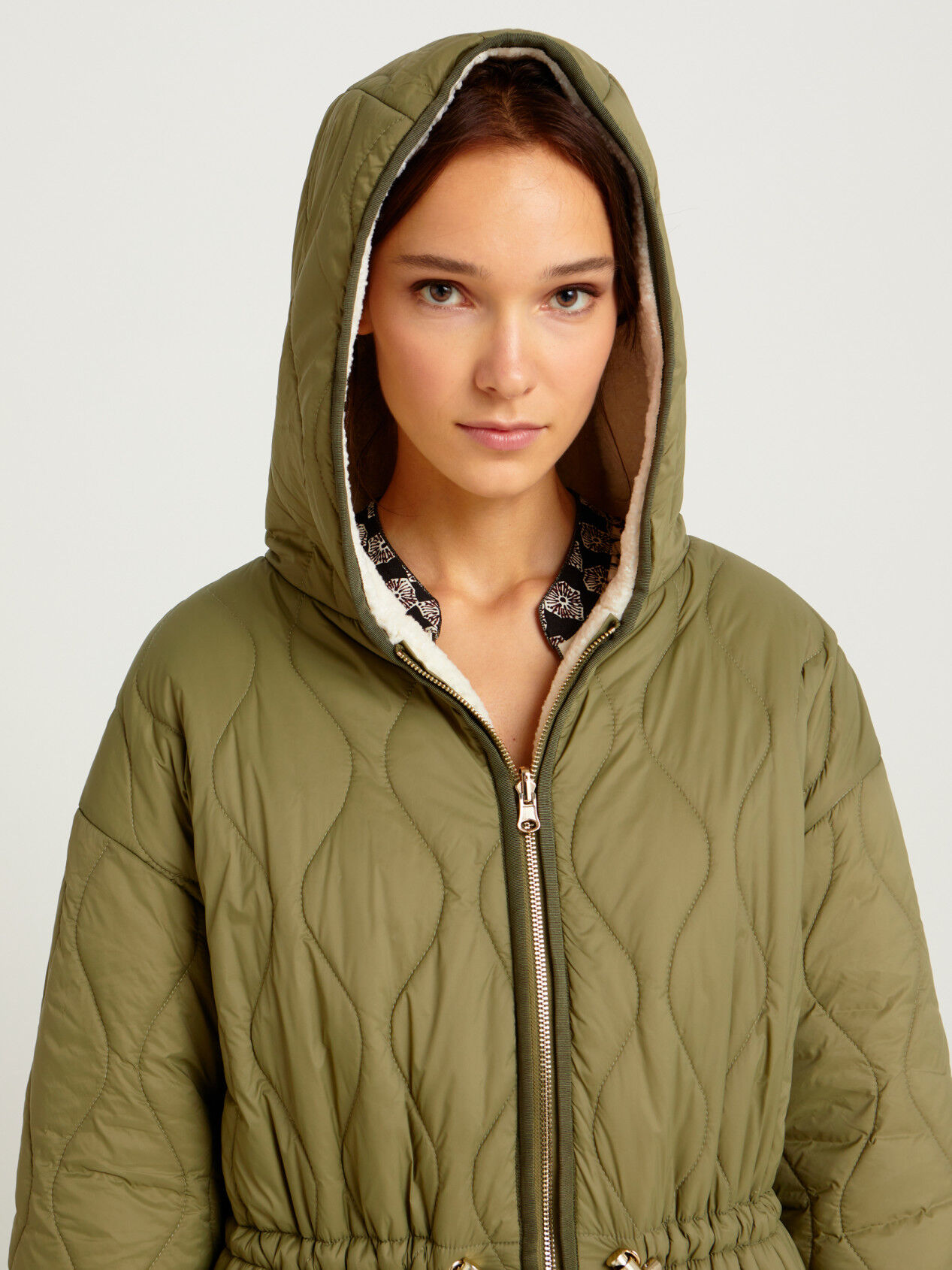 reversible parka jacket